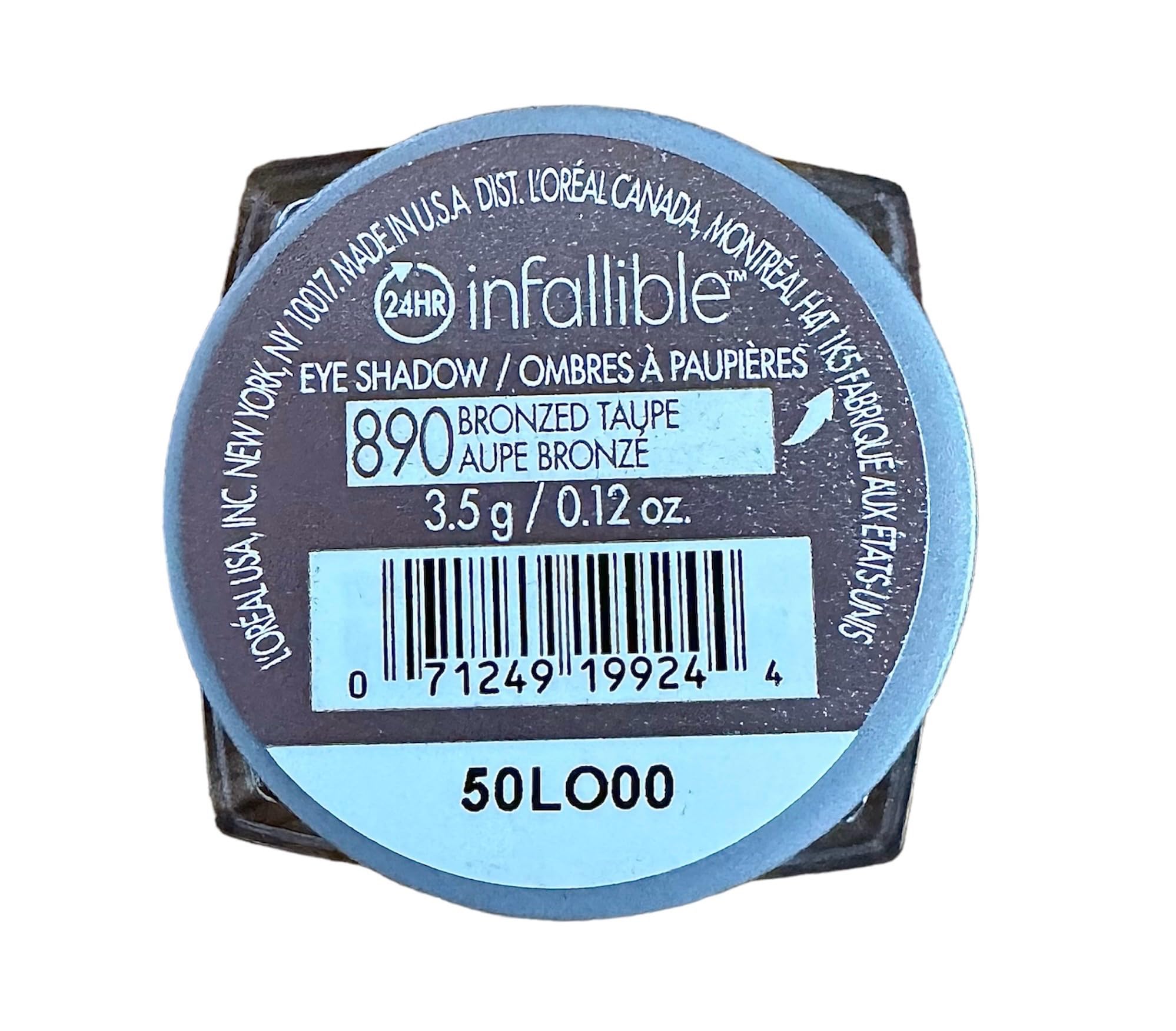 L’Oreal ParisLor Eyeshdw Infallible Br Size .12 Infallible Eyeshadow Bronzed Taupe - Charming Charlie