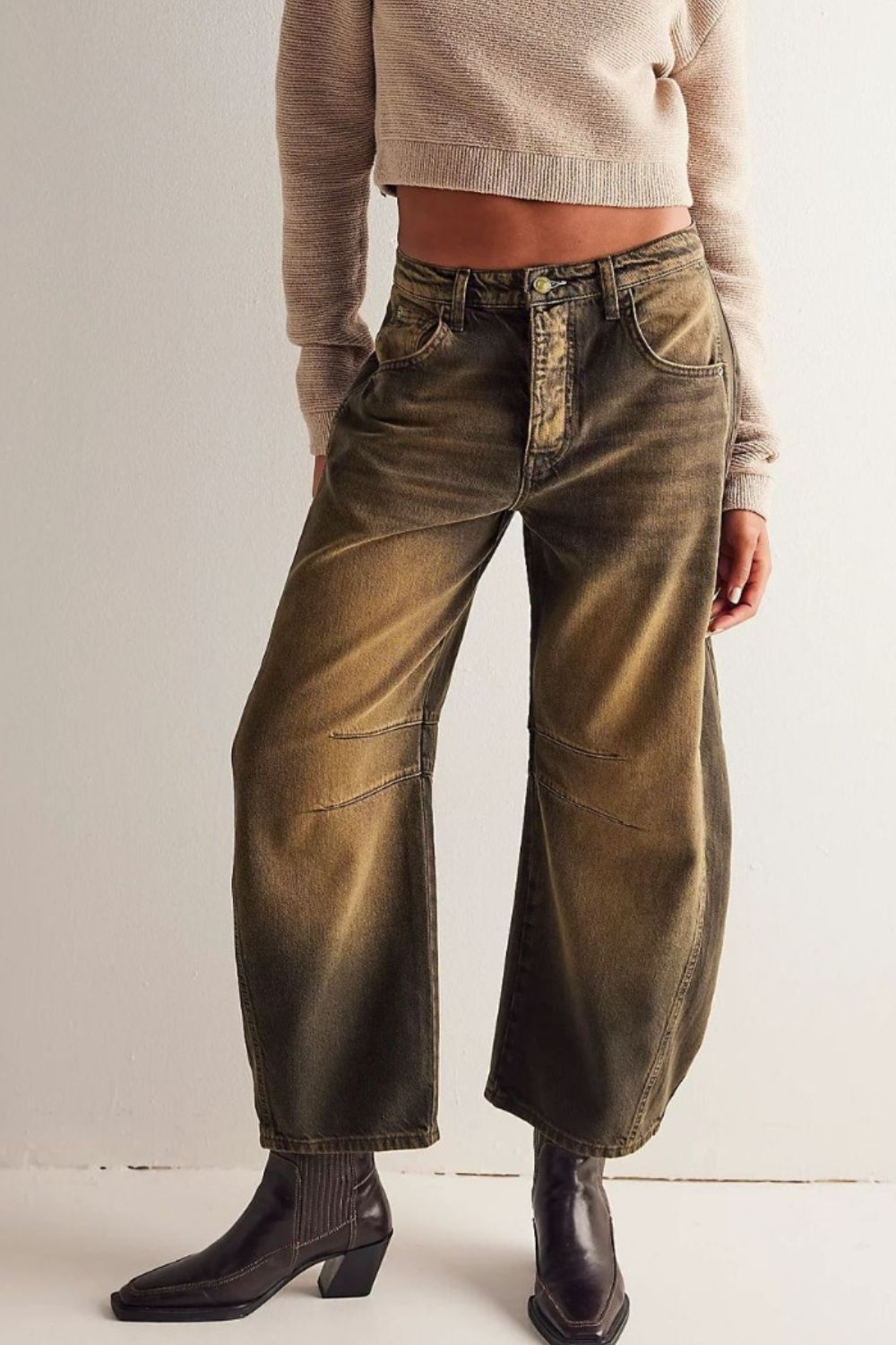 Wide Leg Jeans with Pockets - Charming Charlie