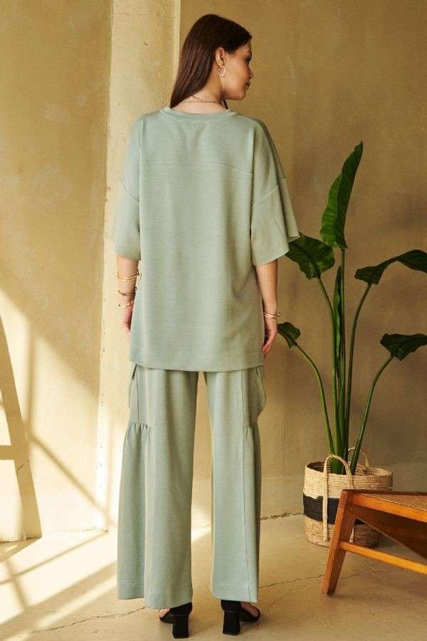 Davi & Dani Drawstring Ruched Detail Wide Leg Pants - Charming Charlie