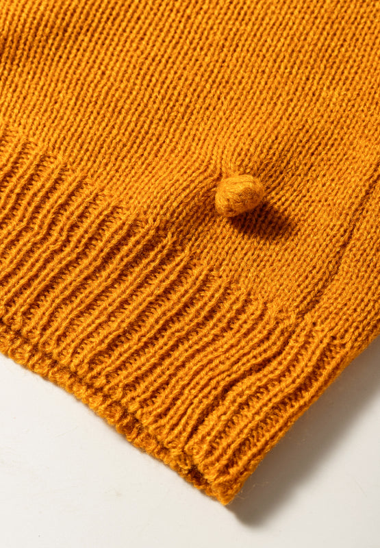 Pompom Color Block Open Front Cardigan - Charming Charlie