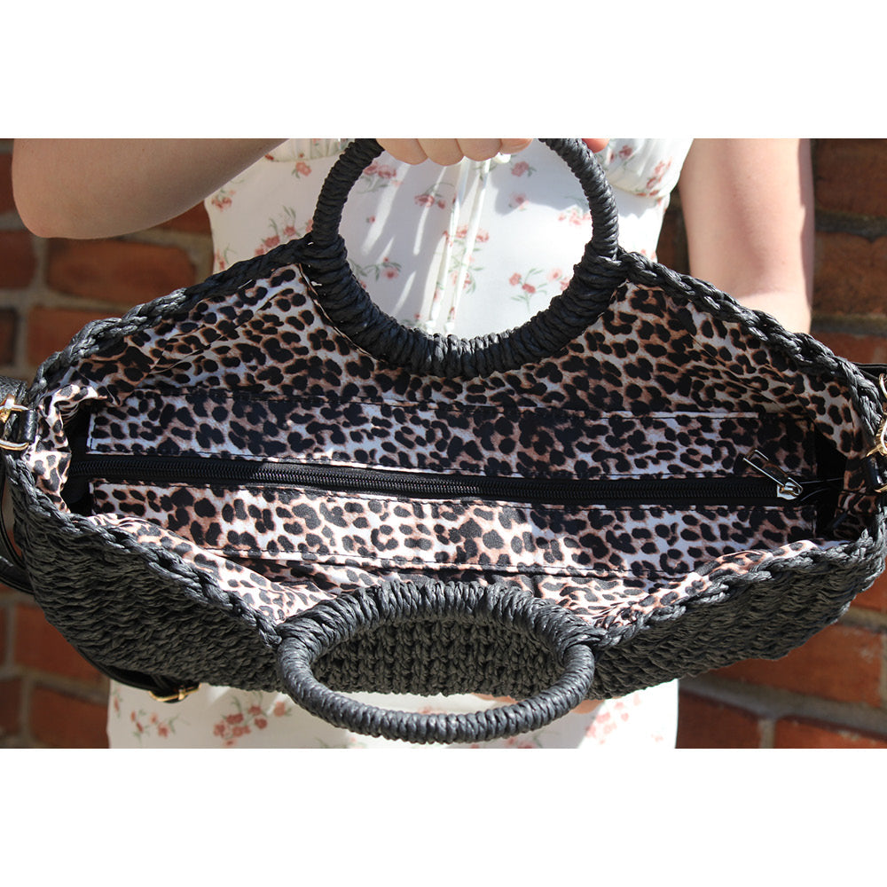 Sandy Straw Tote - Charming Charlie