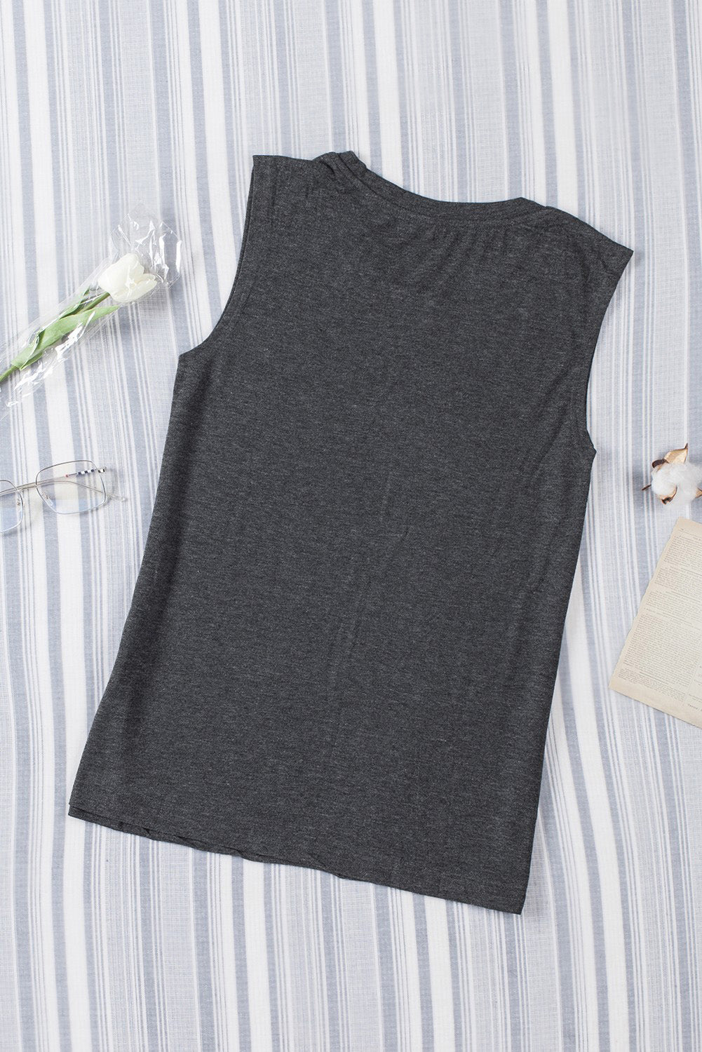 Graphic Round Neck Tank - Charming Charlie