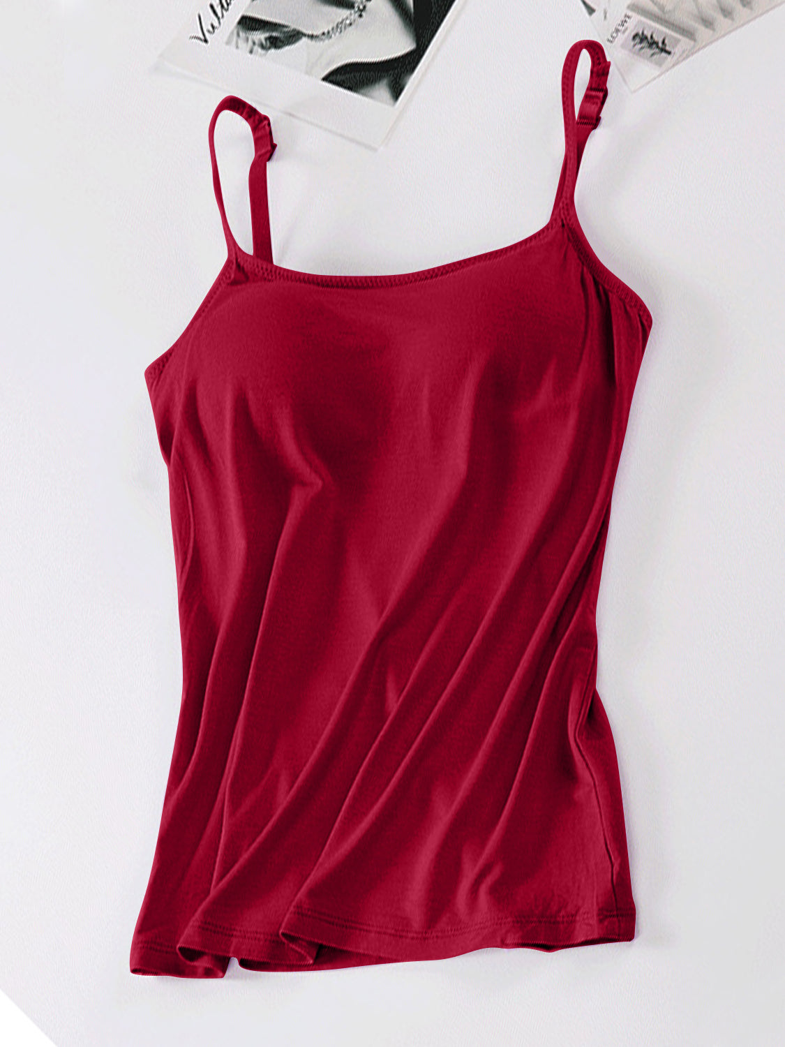 Scoop Neck Adjustable Strap Cami - Charming Charlie
