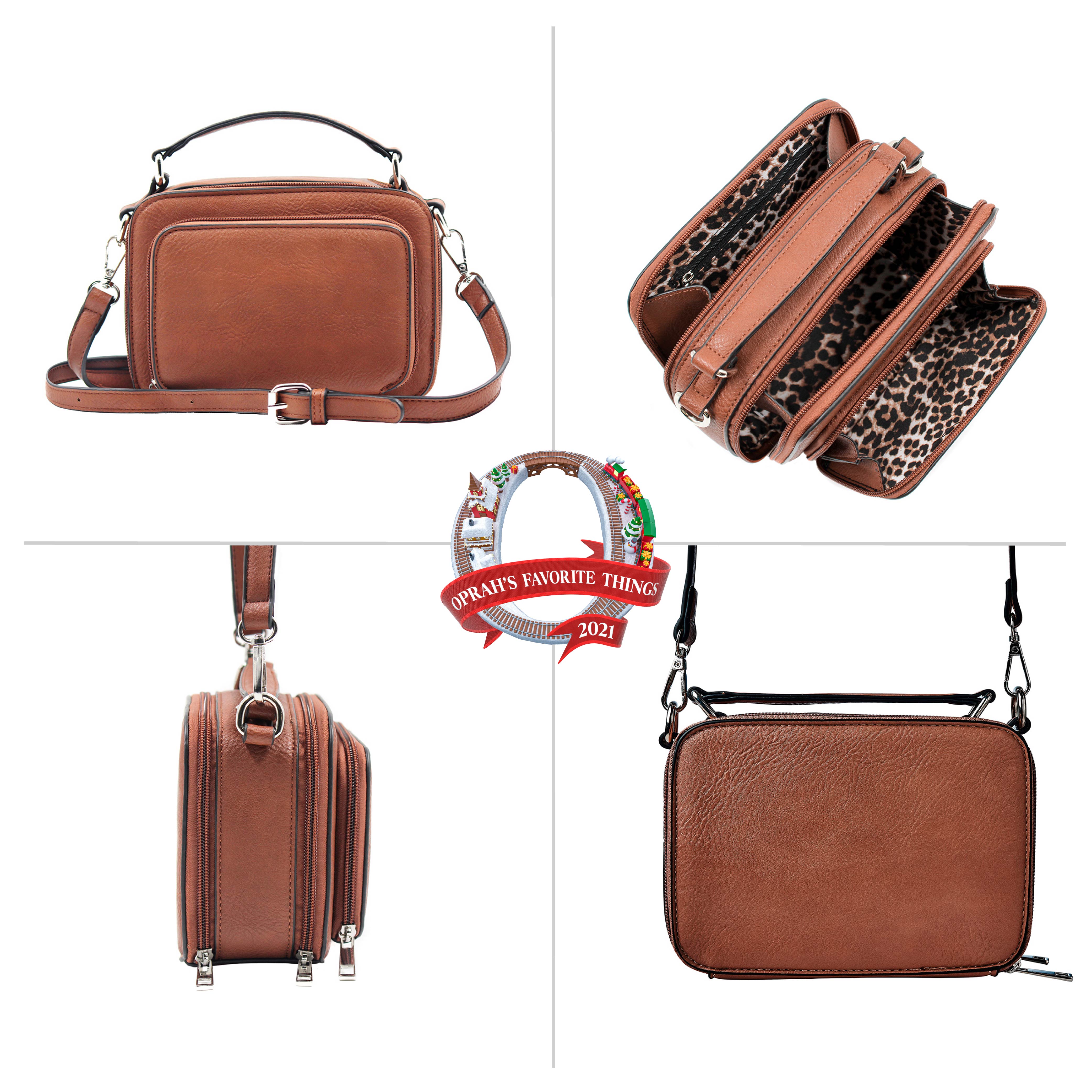 Oprah's Favorite Thing! Kelsey Crossbody/Satchel (Multiple Colors) - Charming Charlie