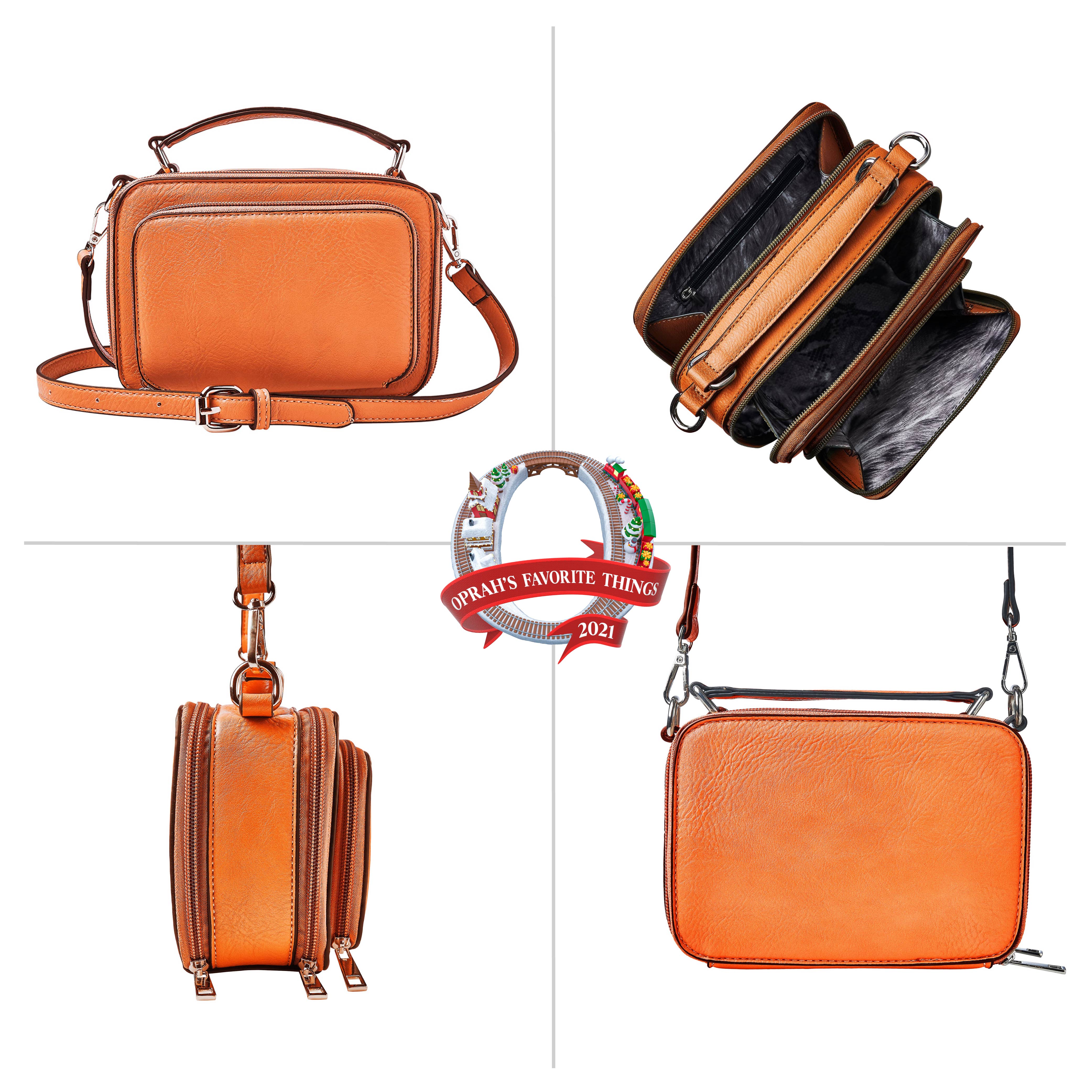 Oprah's Favorite Thing! Kelsey Crossbody/Satchel (Multiple Colors) - Charming Charlie