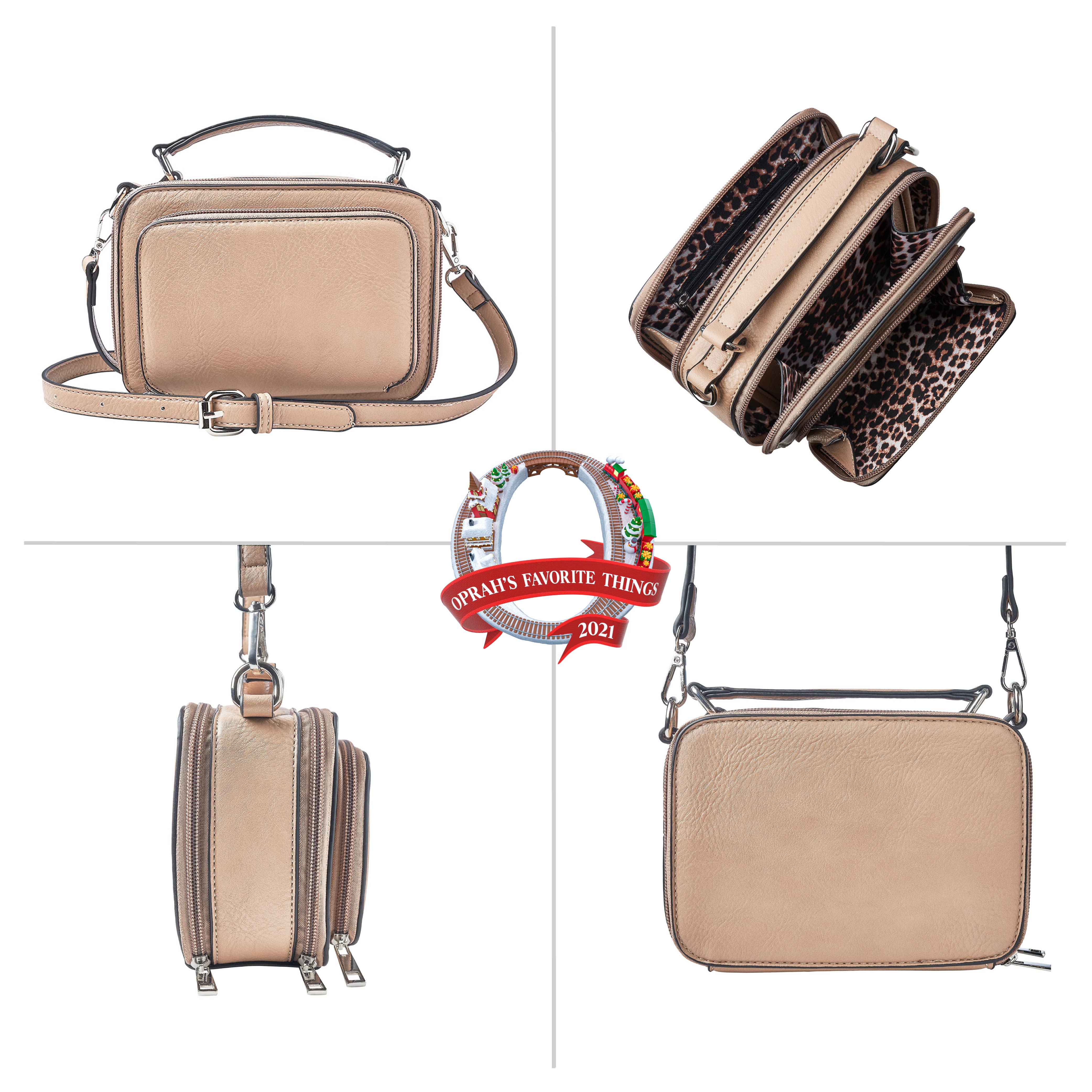 Oprah's Favorite Thing! Kelsey Crossbody/Satchel (Multiple Colors) - Charming Charlie
