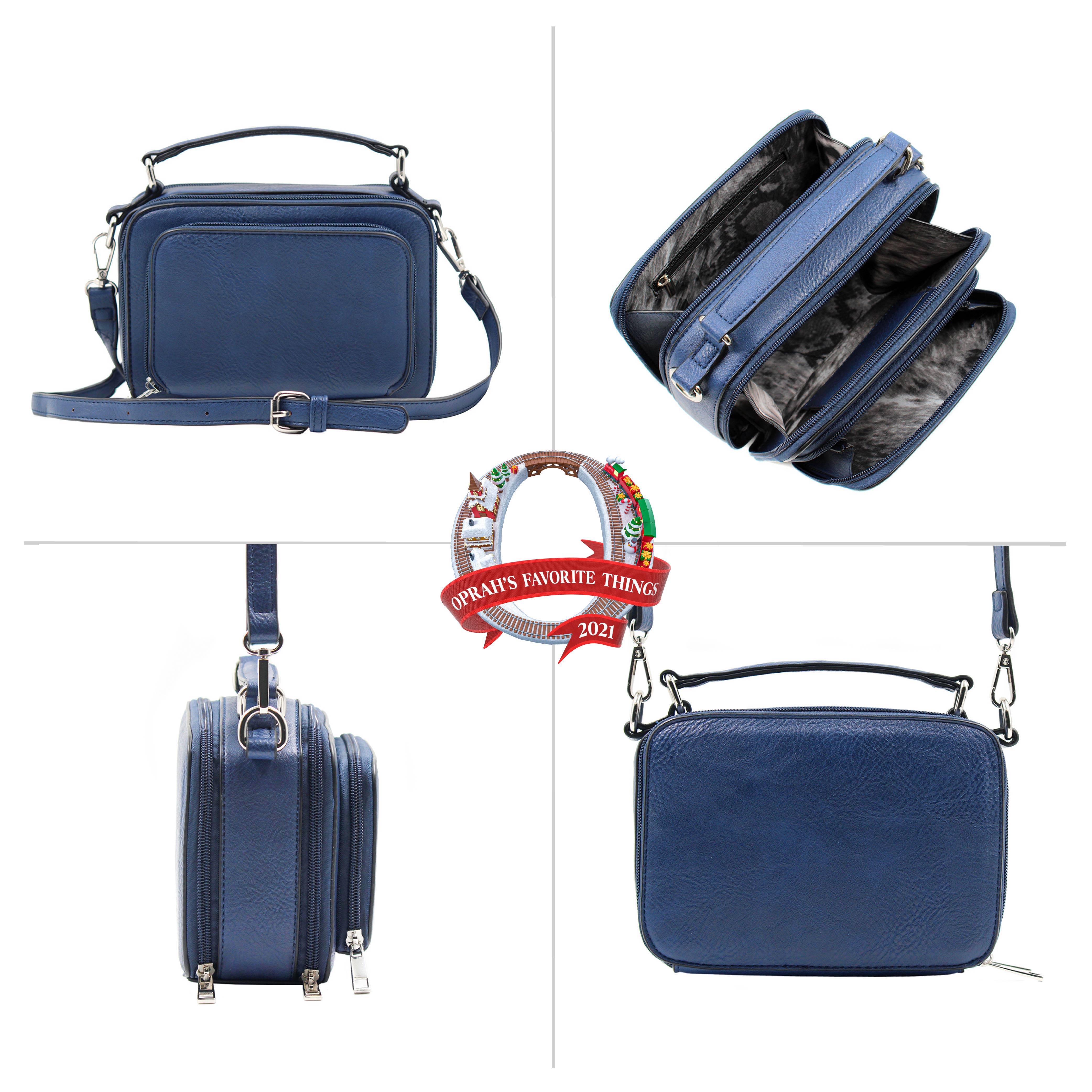 Oprah's Favorite Thing! Kelsey Crossbody/Satchel (Multiple Colors) - Charming Charlie