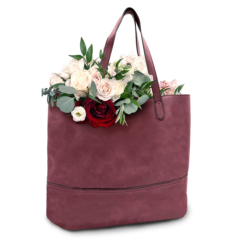 Oprah's Favorite Thing! Taylor Tote, Faux Suede (Multiple Colors) - Charming Charlie