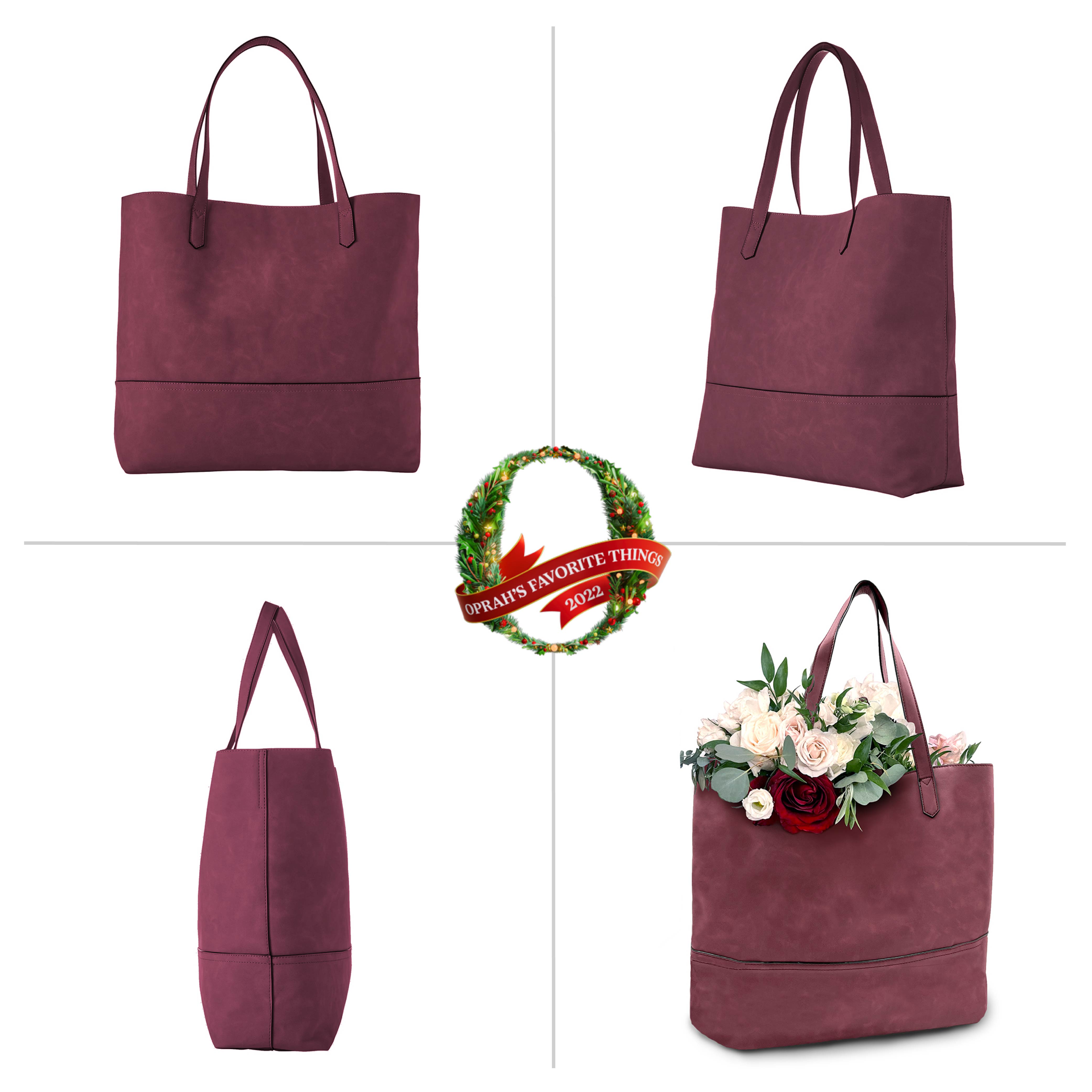 Oprah's Favorite Thing! Taylor Tote, Faux Suede (Multiple Colors) - Charming Charlie