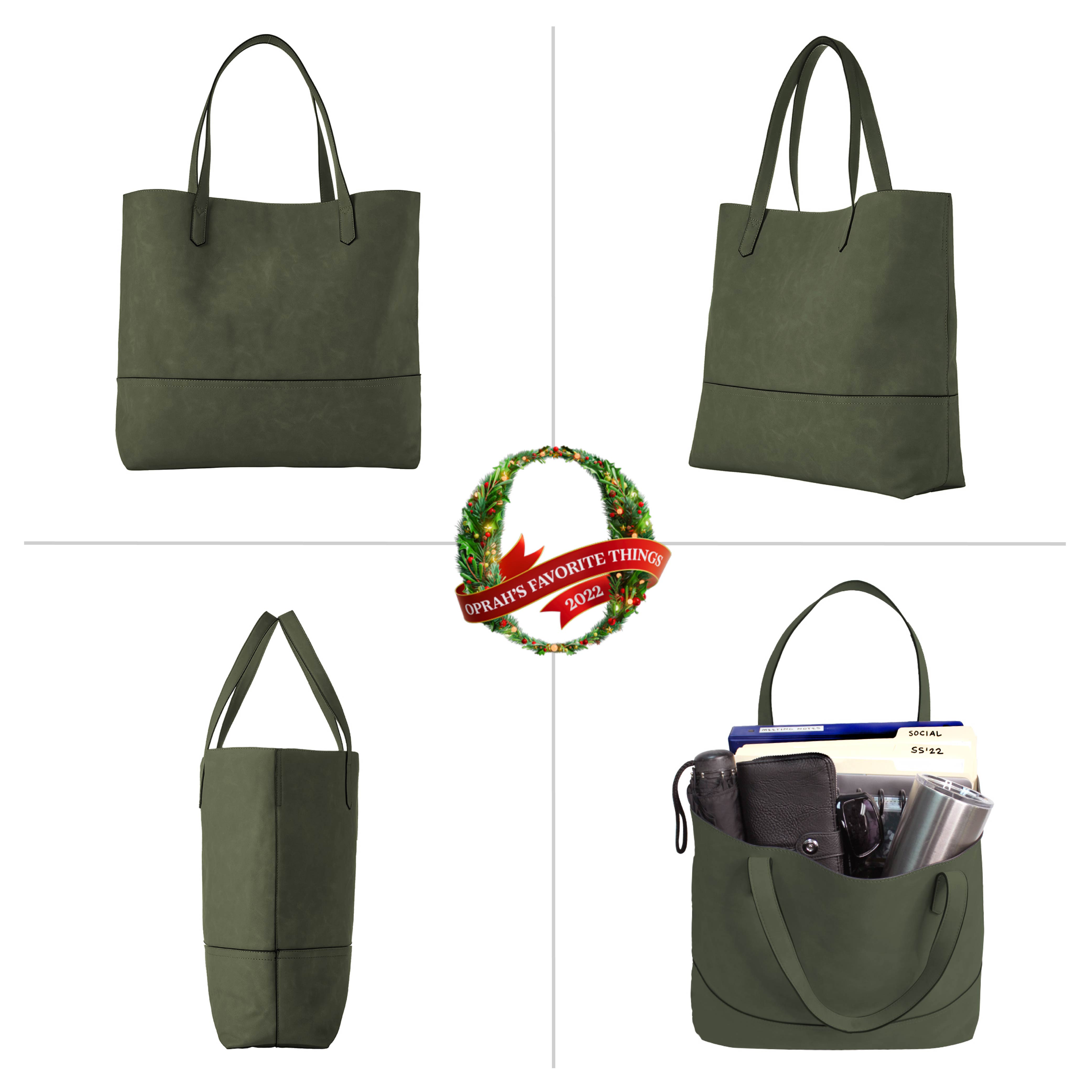 Oprah's Favorite Thing! Taylor Tote, Faux Suede (Multiple Colors) - Charming Charlie