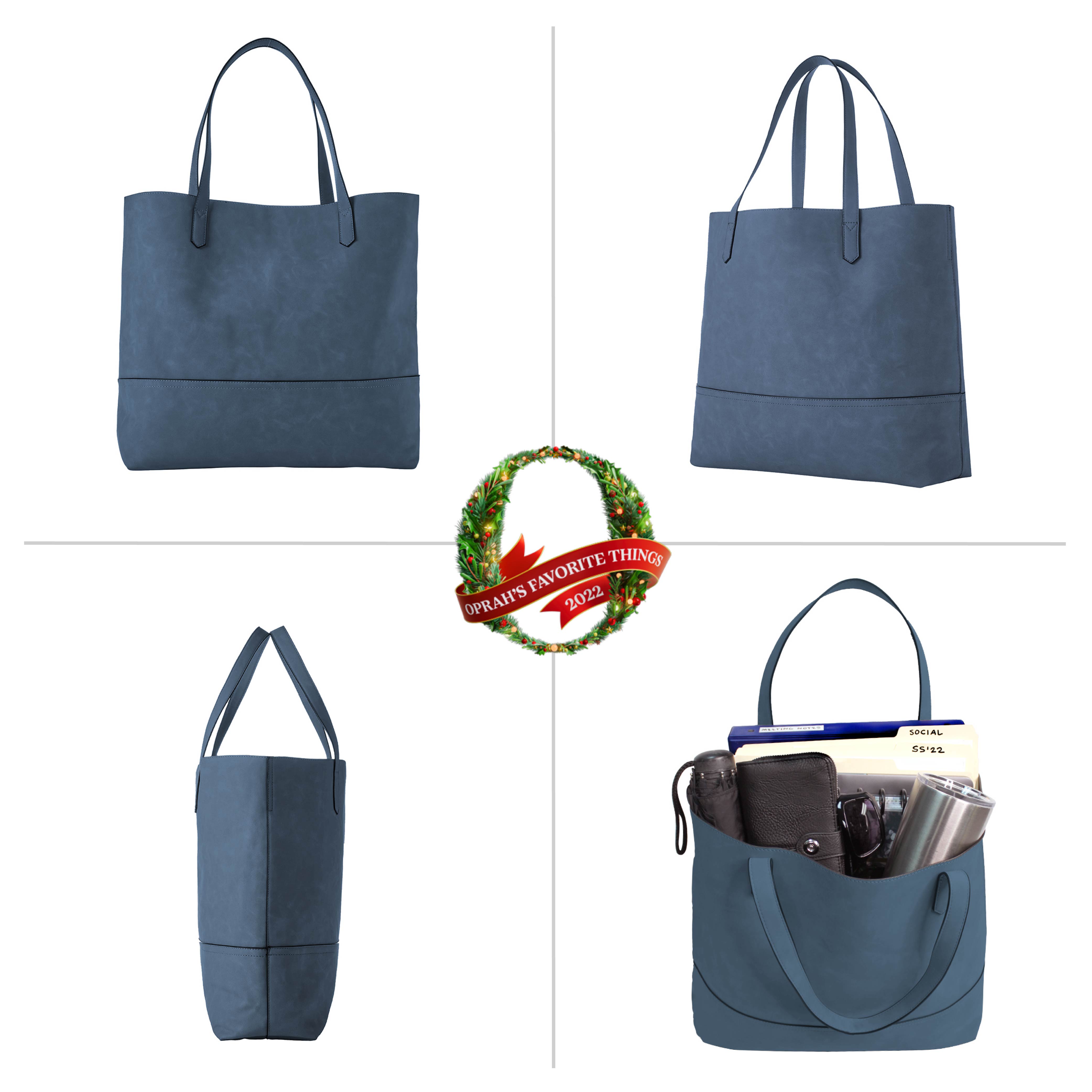 Oprah's Favorite Thing! Taylor Tote, Faux Suede (Multiple Colors) - Charming Charlie
