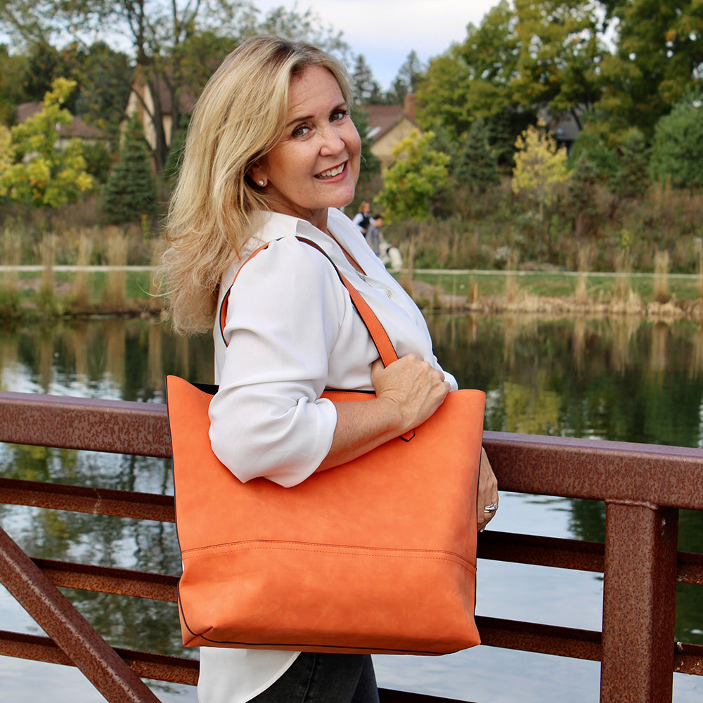 Oprah's Favorite Thing! Taylor Tote, Faux Suede (Multiple Colors) - Charming Charlie