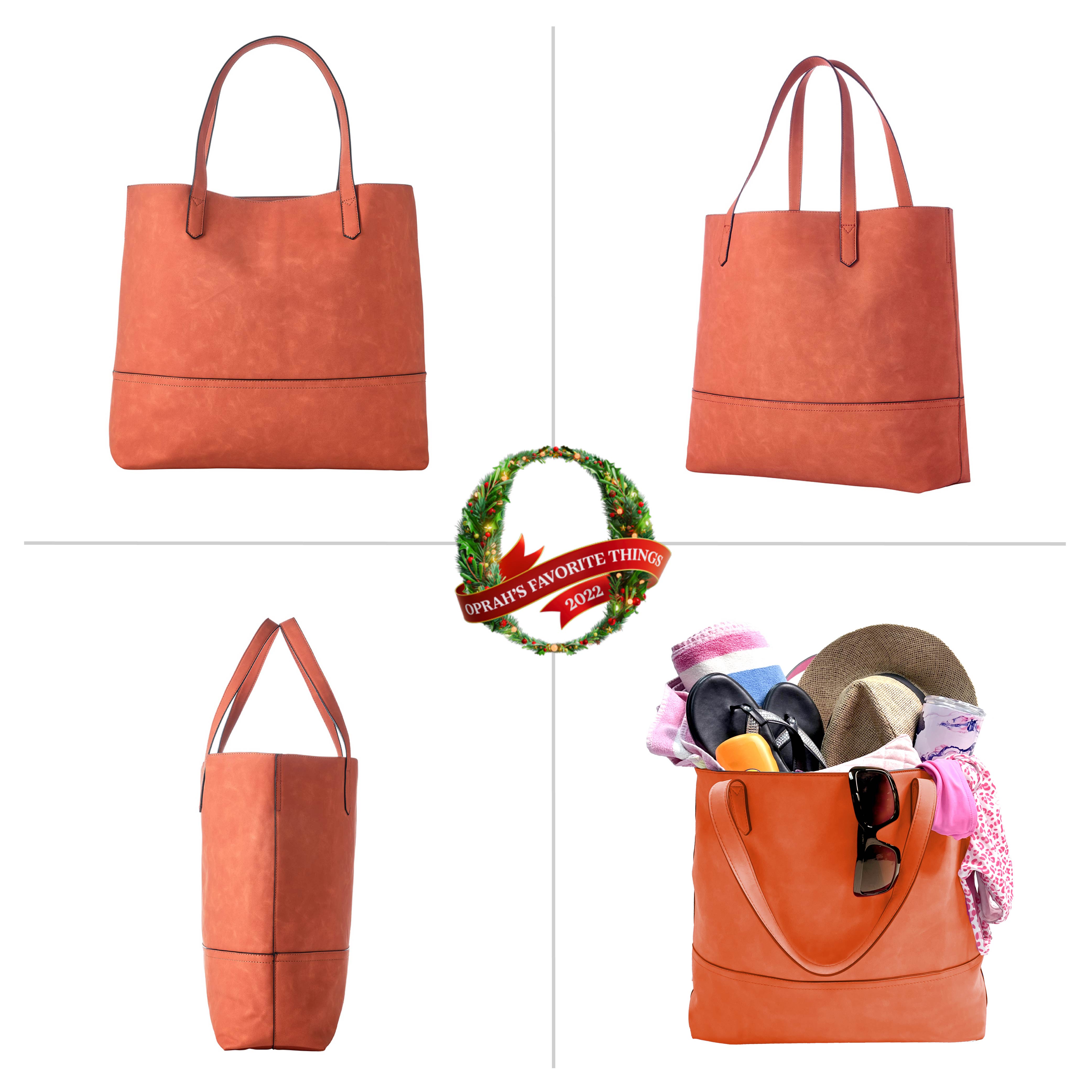Oprah's Favorite Thing! Taylor Tote, Faux Suede (Multiple Colors) - Charming Charlie