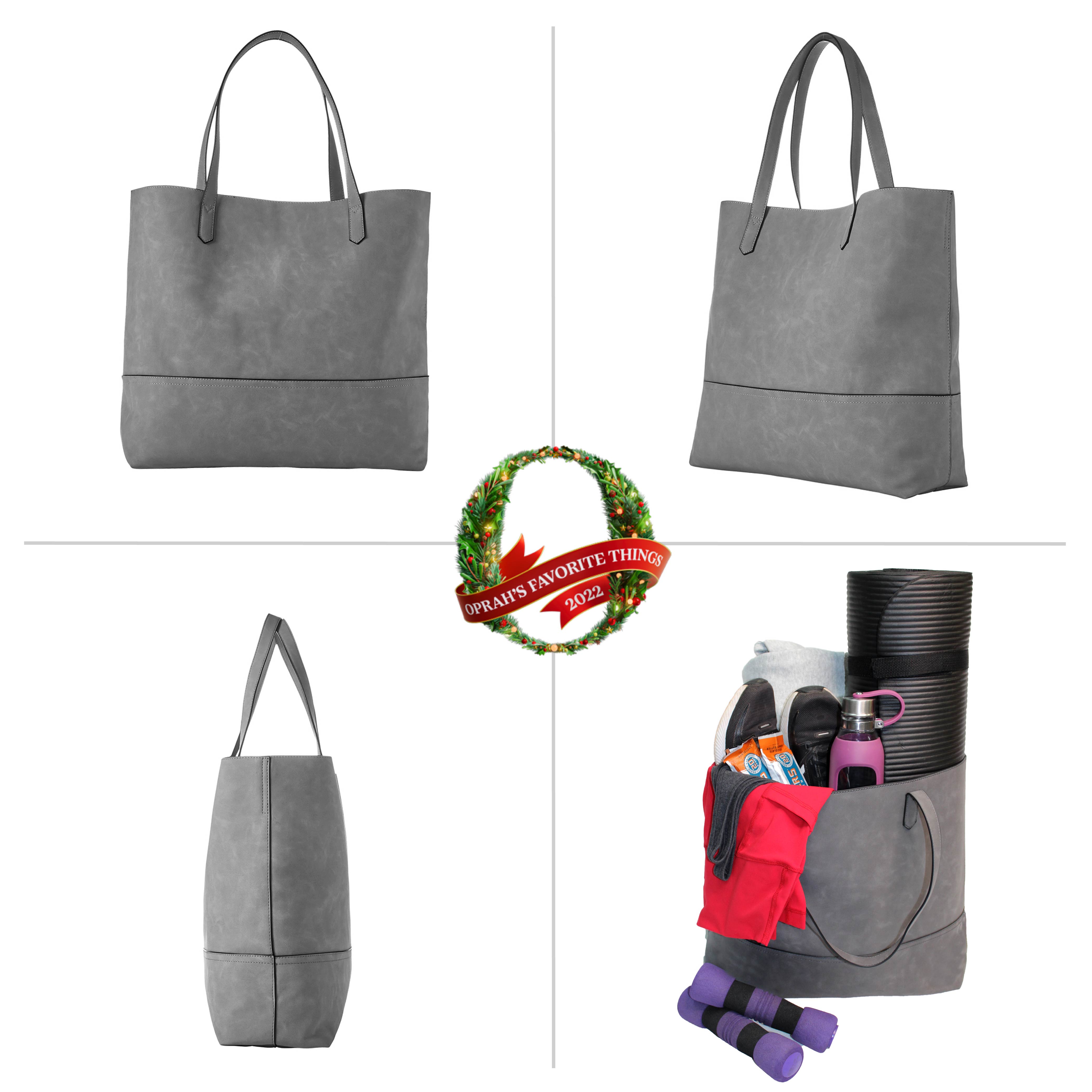Oprah's Favorite Thing! Taylor Tote, Faux Suede (Multiple Colors) - Charming Charlie