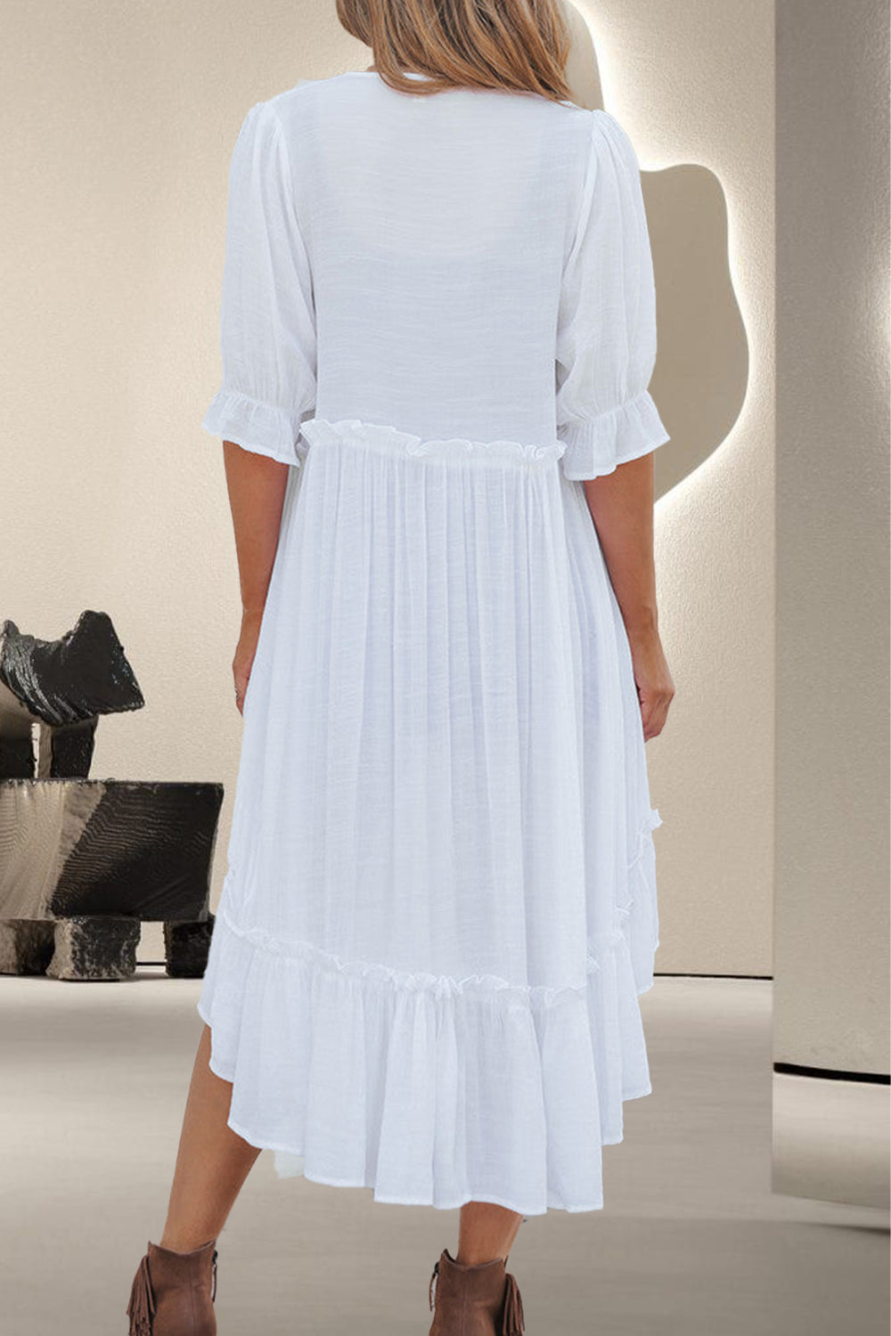 High-Low Half Sleeve Cover Up - Charming Charlie