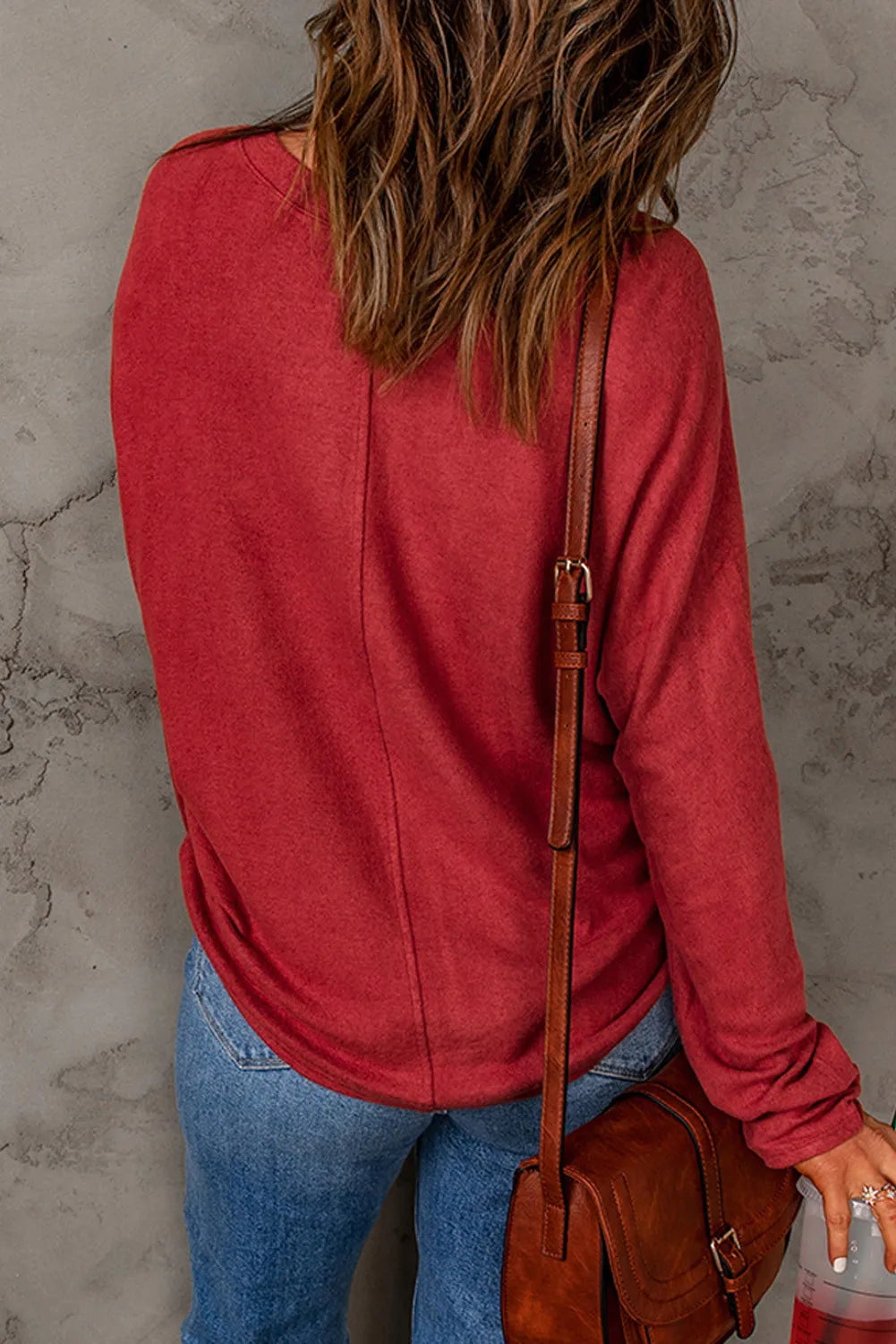 Christmas Tree Round Neck Long Sleeve Top - Charming Charlie