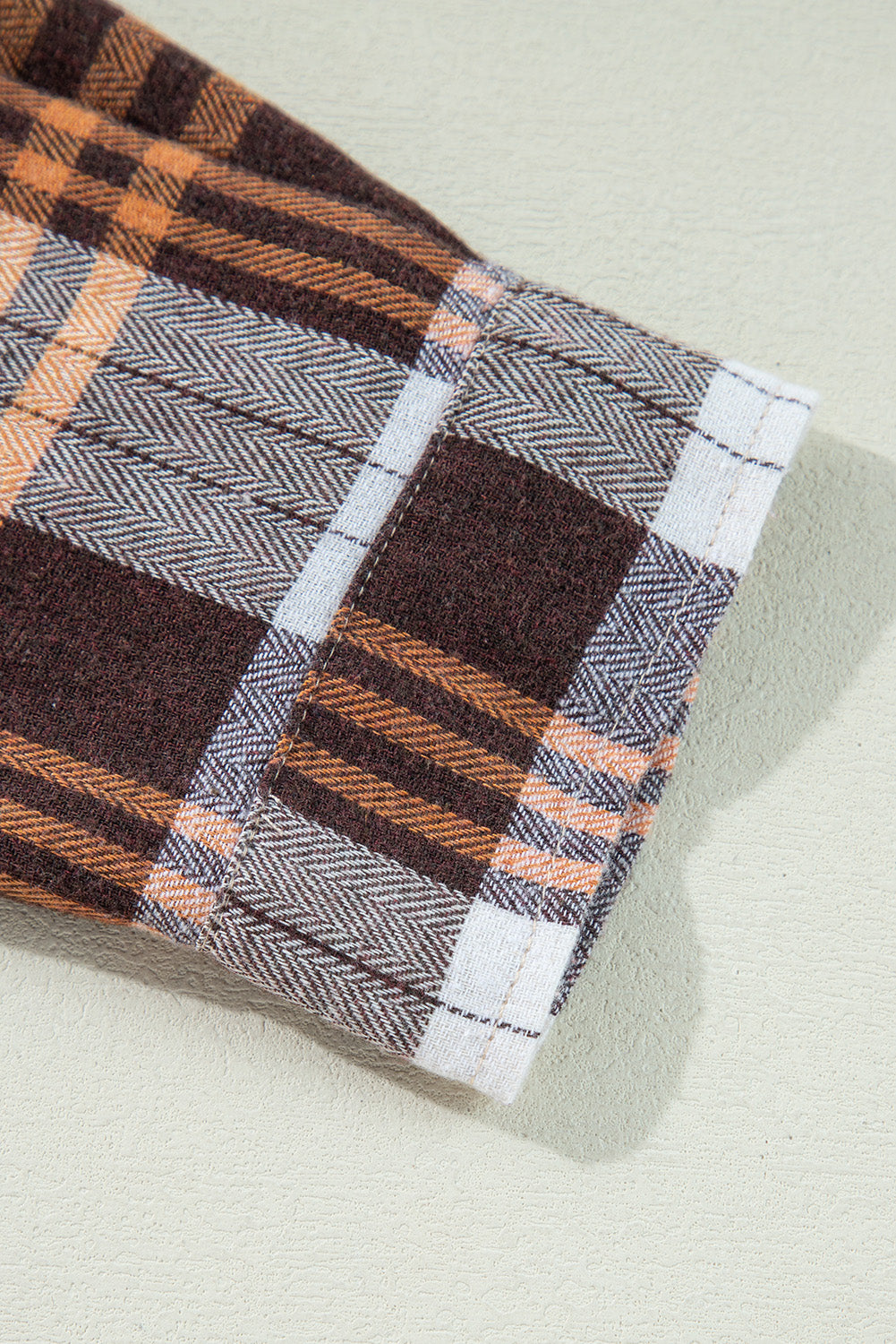 Plaid Button Up Long Sleeve Shacket - Charming Charlie