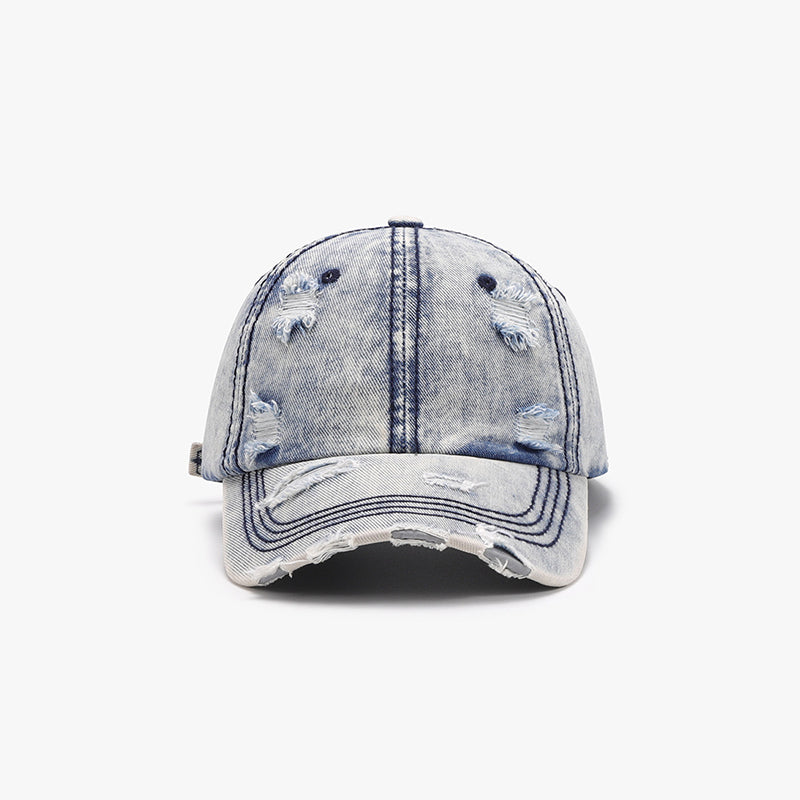 Distressed Cotton Baseball Cap - Charming Charlie