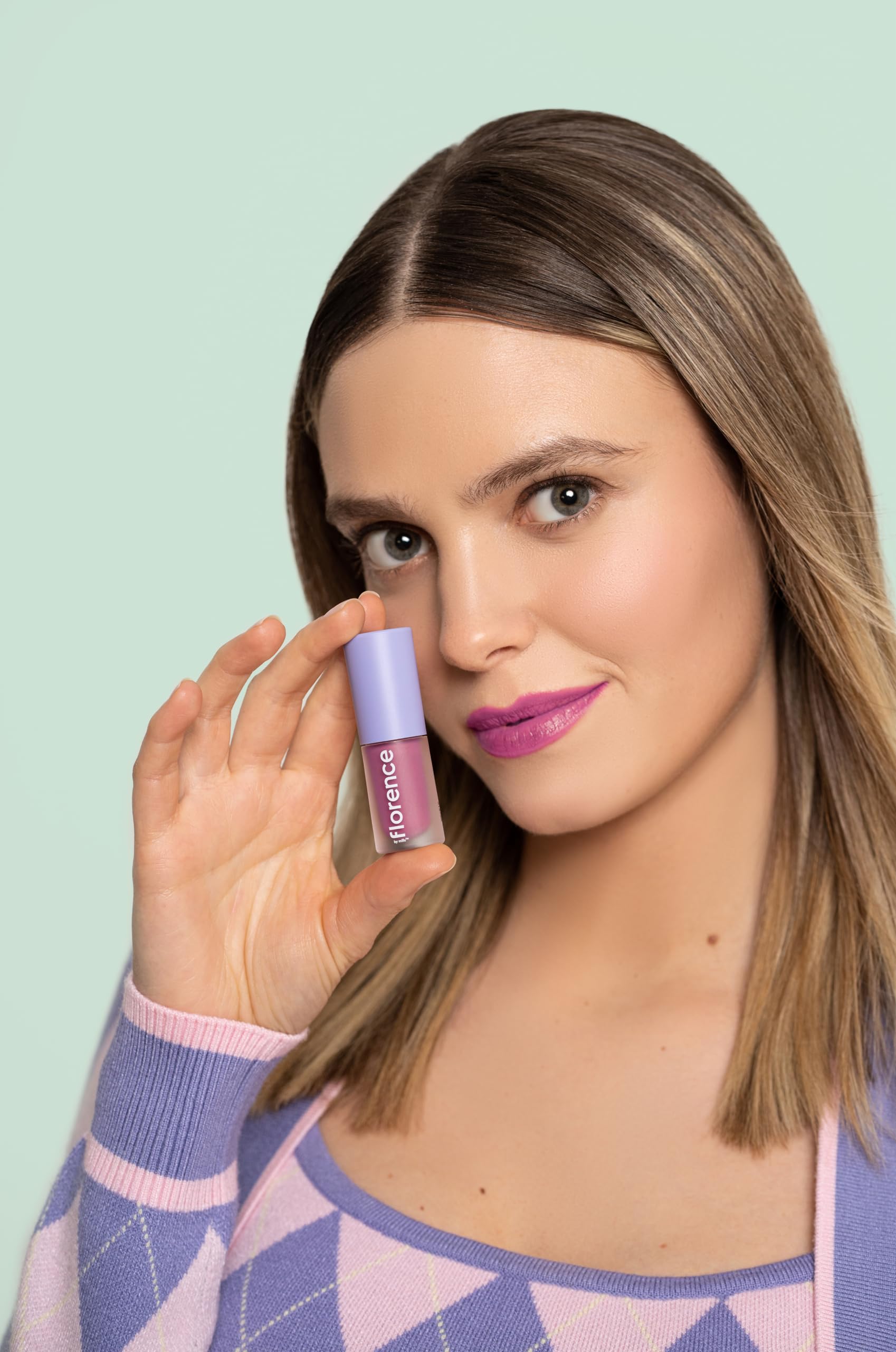 florence by mills Be A VIP Velvet Liquid Lipstick, Go Off (Rosey Pink), 0.13 oz/ 3.8g - Charming Charlie