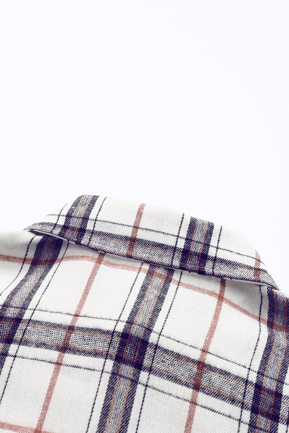 Plaid Button Up Long Sleeve Shacket - Charming Charlie