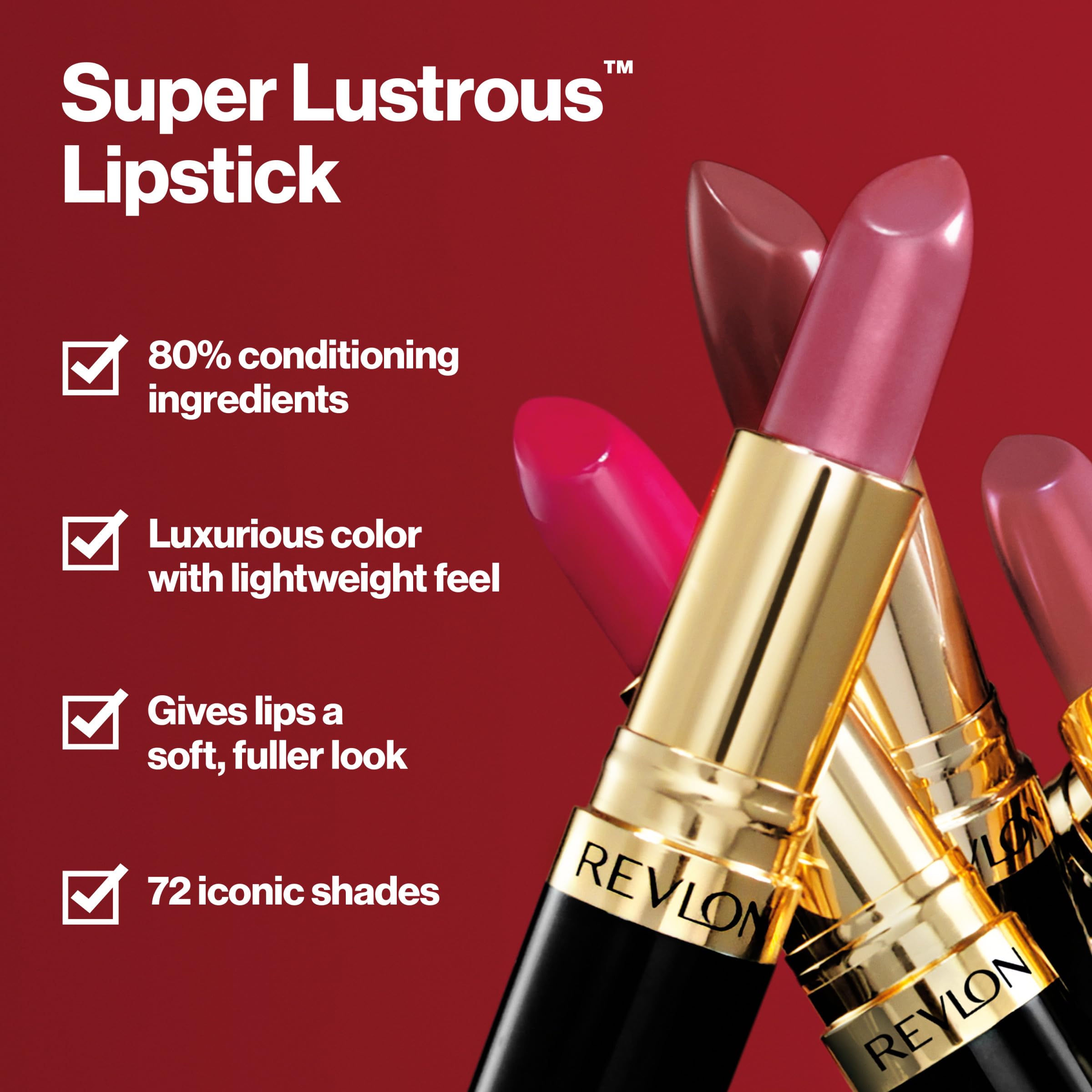 REVLON Super Lustrous Lipstick Mauves & Violets - Charming Charlie