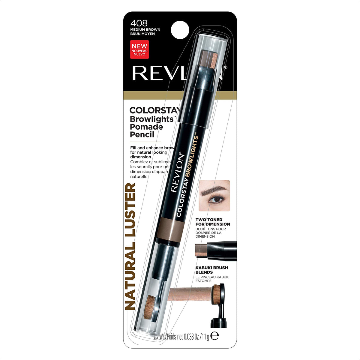 Revlon Colorstay Browlights Pencil, Eyebrow Pencil & Brow Highlighter - Charming Charlie