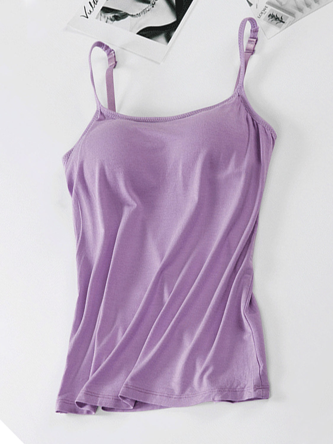 Scoop Neck Adjustable Strap Cami - Charming Charlie