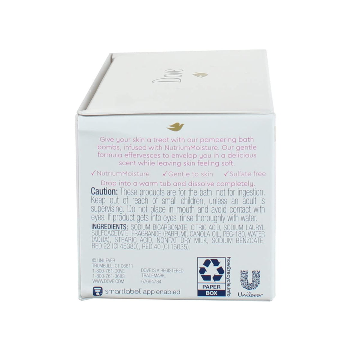 Dove Milk Swirls Bath Bombs, Rosewater & White Chocolate, 2 CT, 2.8 Oz Ea 2 CT - Charming Charlie