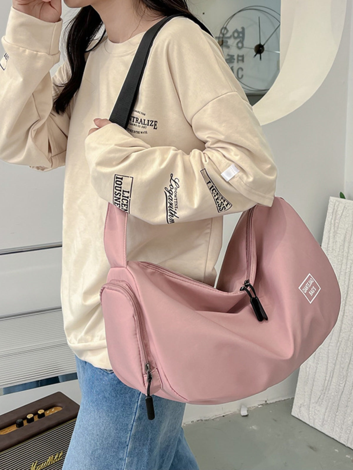 Oxford Cloth Large Capacity Crossbody Bag - Charming Charlie