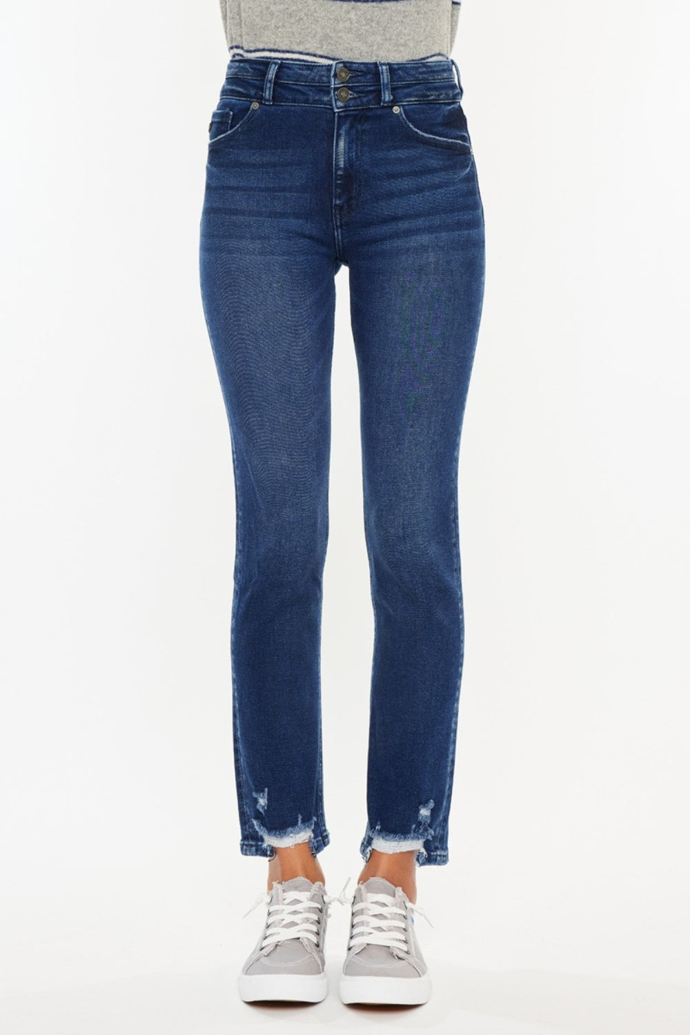 Kancan High Rise Slim Straight Jeans - Charming Charlie