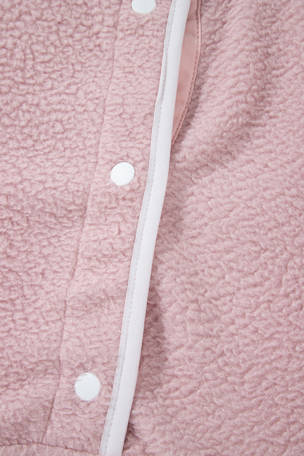 Half Snap Long Sleeve Sweatshirt with Side Slit Pockets - Charming Charlie