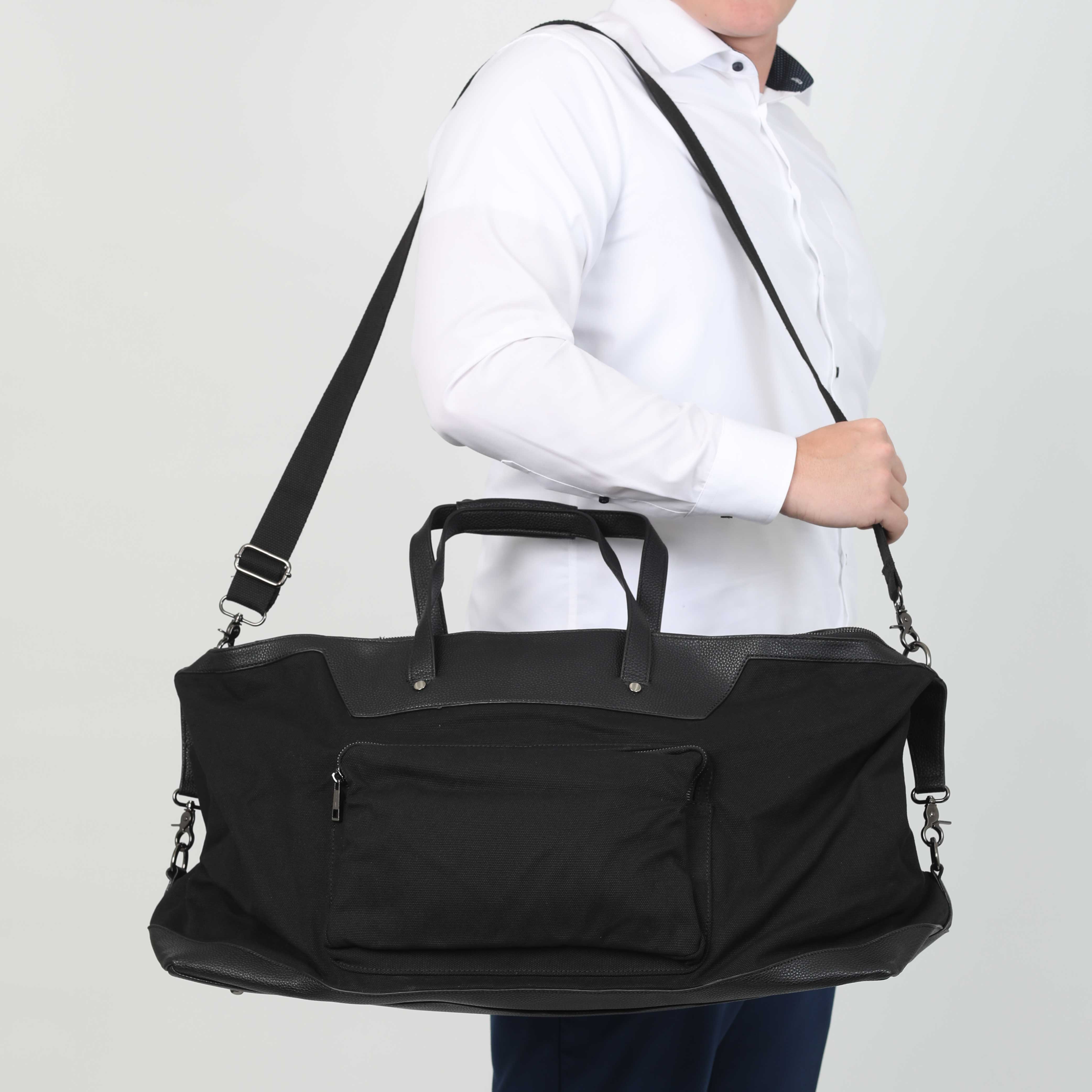Canvas Weekender (2 Colors) - Charming Charlie