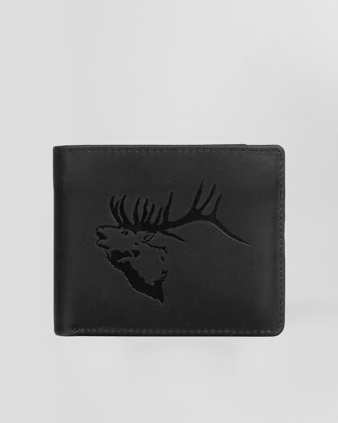 Karla Hanson AMERICA WILD Men's Hunter Leather Wallet Elk Stag - Charming Charlie