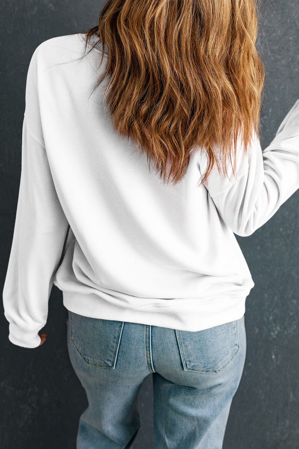 Pumpkin Graphic Long Sleeve Sweatshirt - Charming Charlie