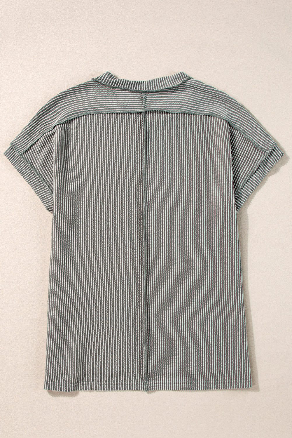 Boots Graphic Striped Round Neck Short Sleeve T-Shirt - Charming Charlie