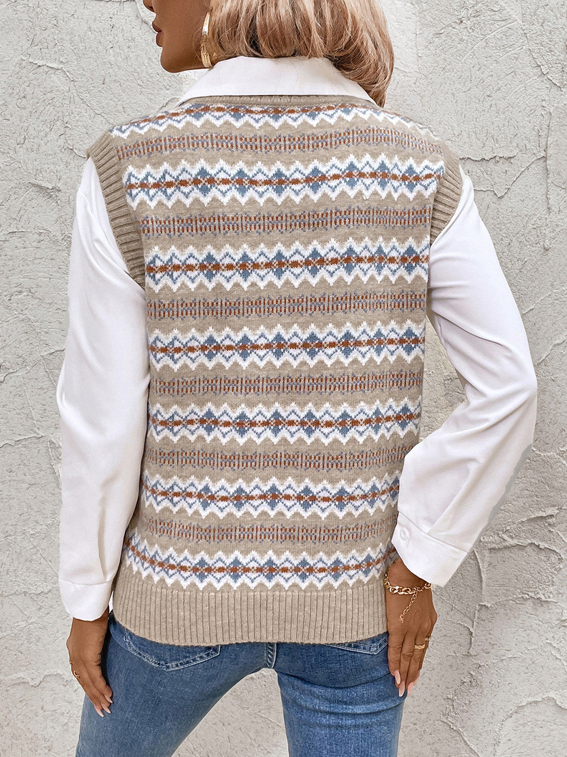 Perfee V-Neck Sweater Vest - Charming Charlie
