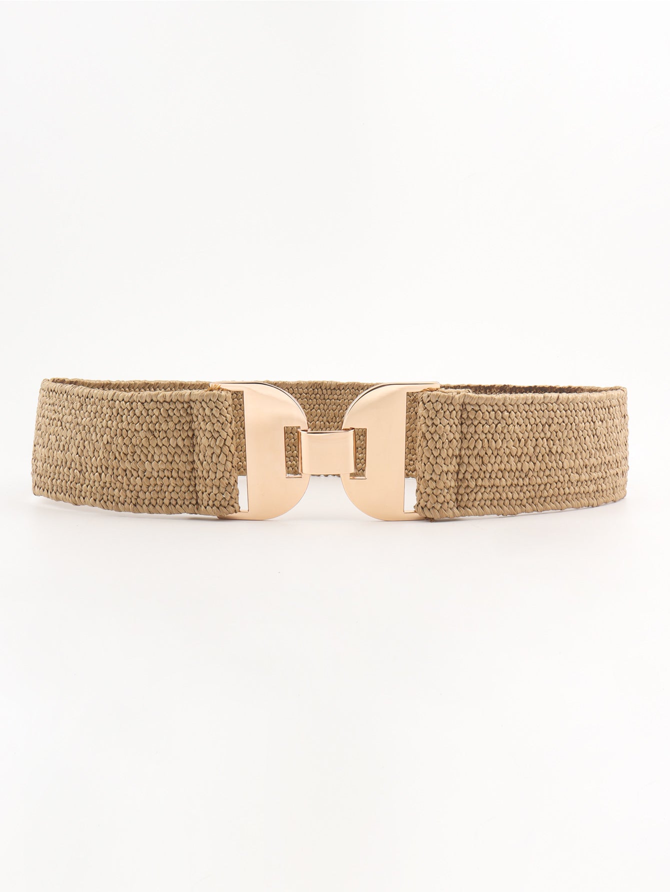 Alloy Buckle Elastic Belt - Charming Charlie