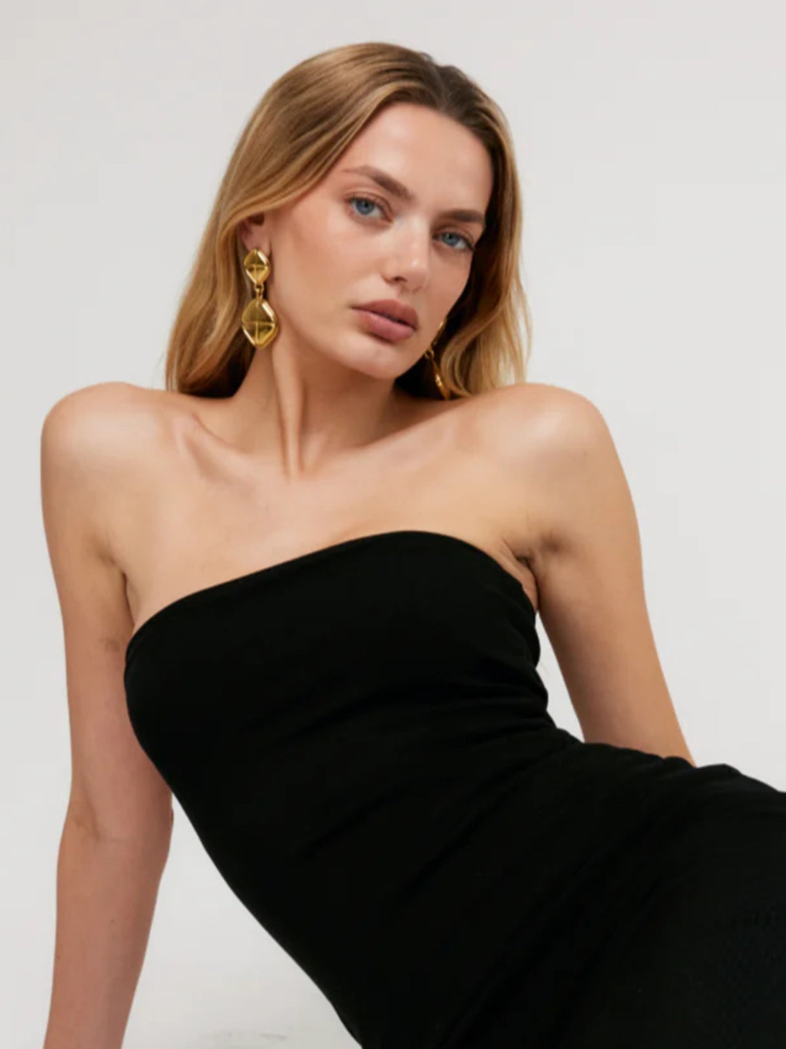 18K Gold-Plated Stainless Steel Square Earrings - Charming Charlie