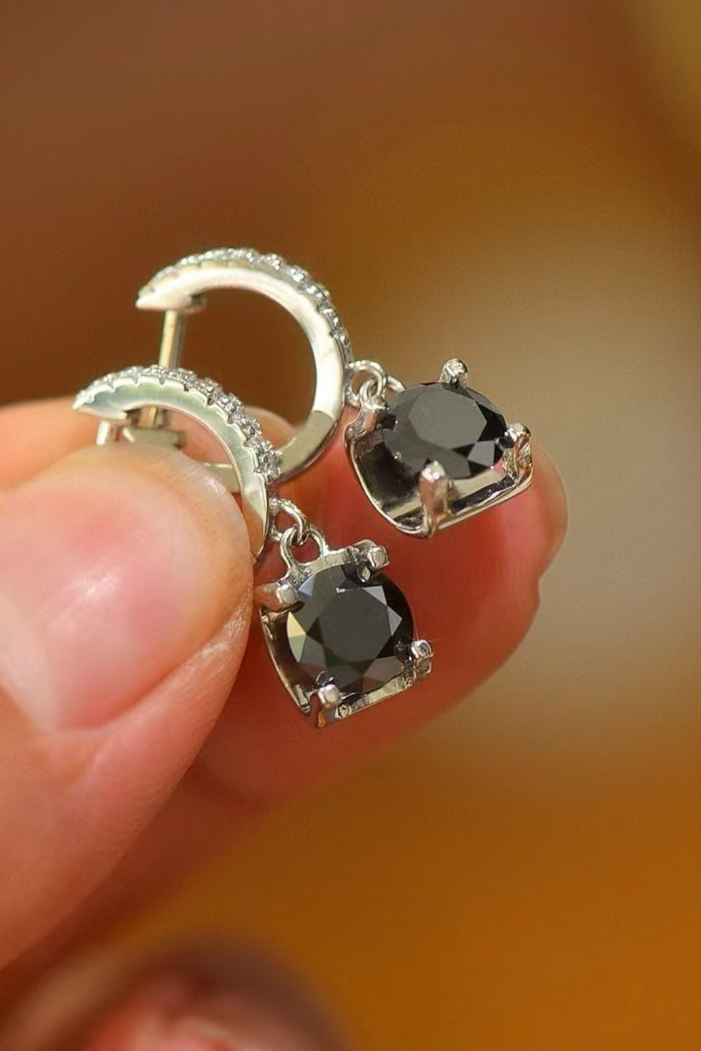 2 Carat Moissanite 925 Sterling Silver Drop Earrings - Charming Charlie