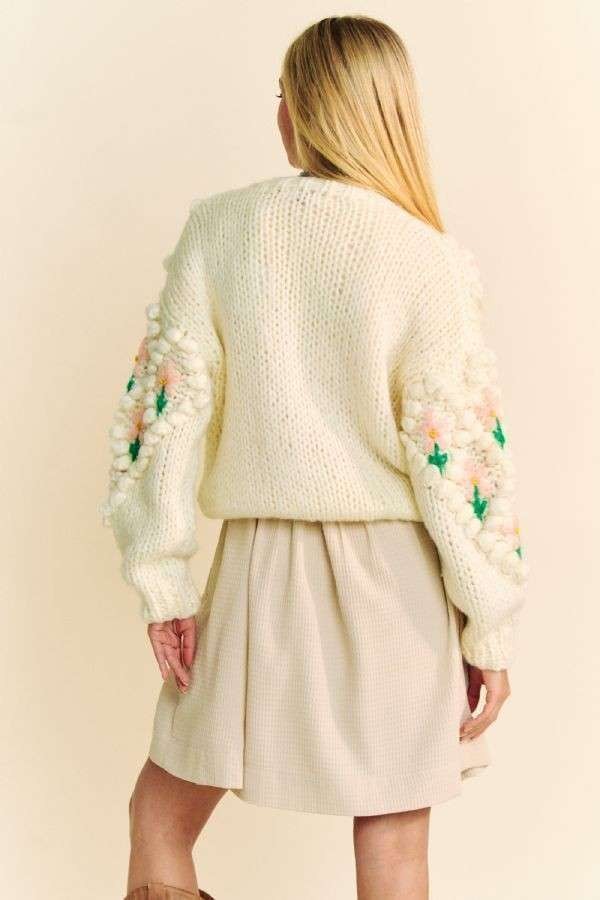 Davi & Dani Floral Pattern Button Down Cardigan - Charming Charlie