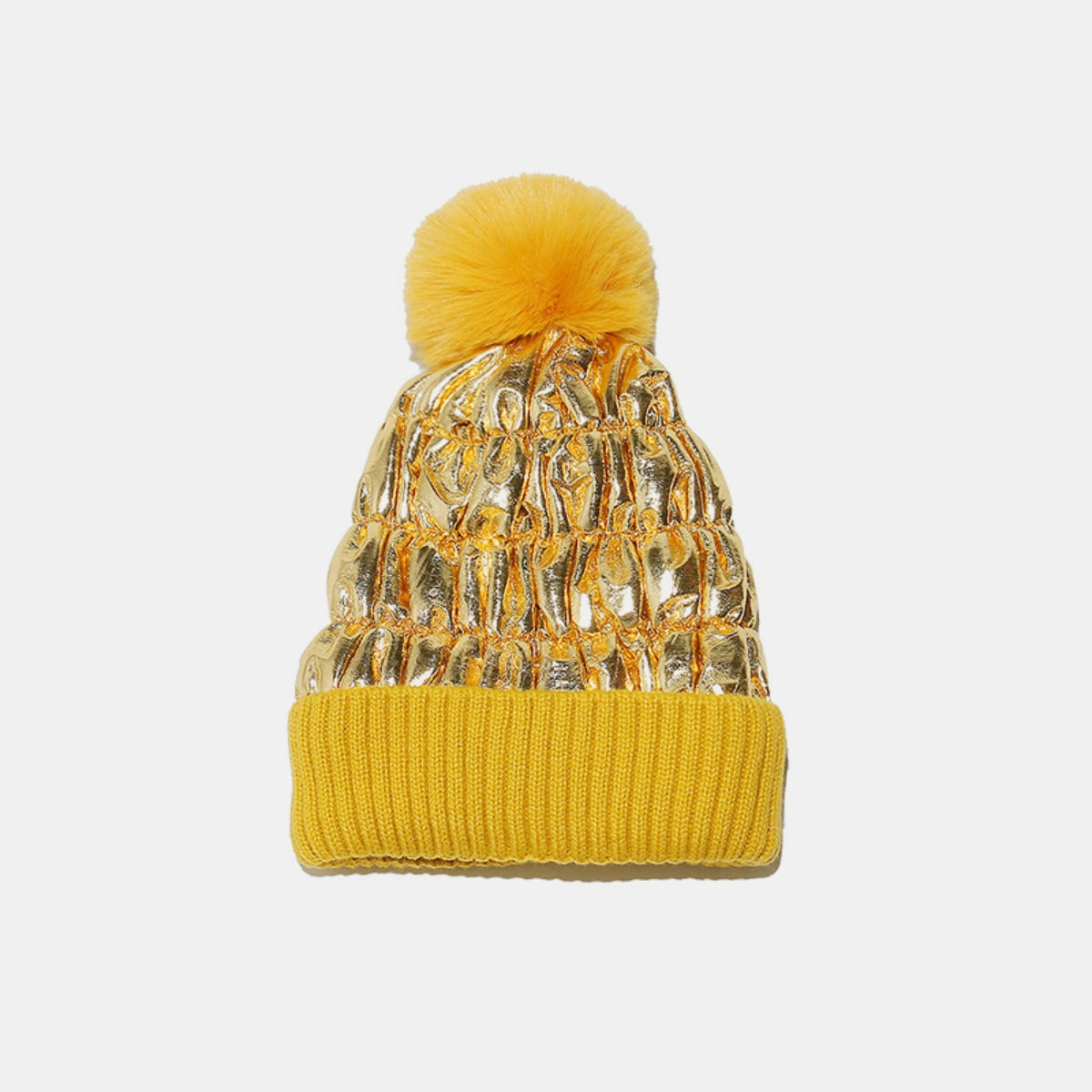 Thermal Knit Hat with Pompom - Charming Charlie