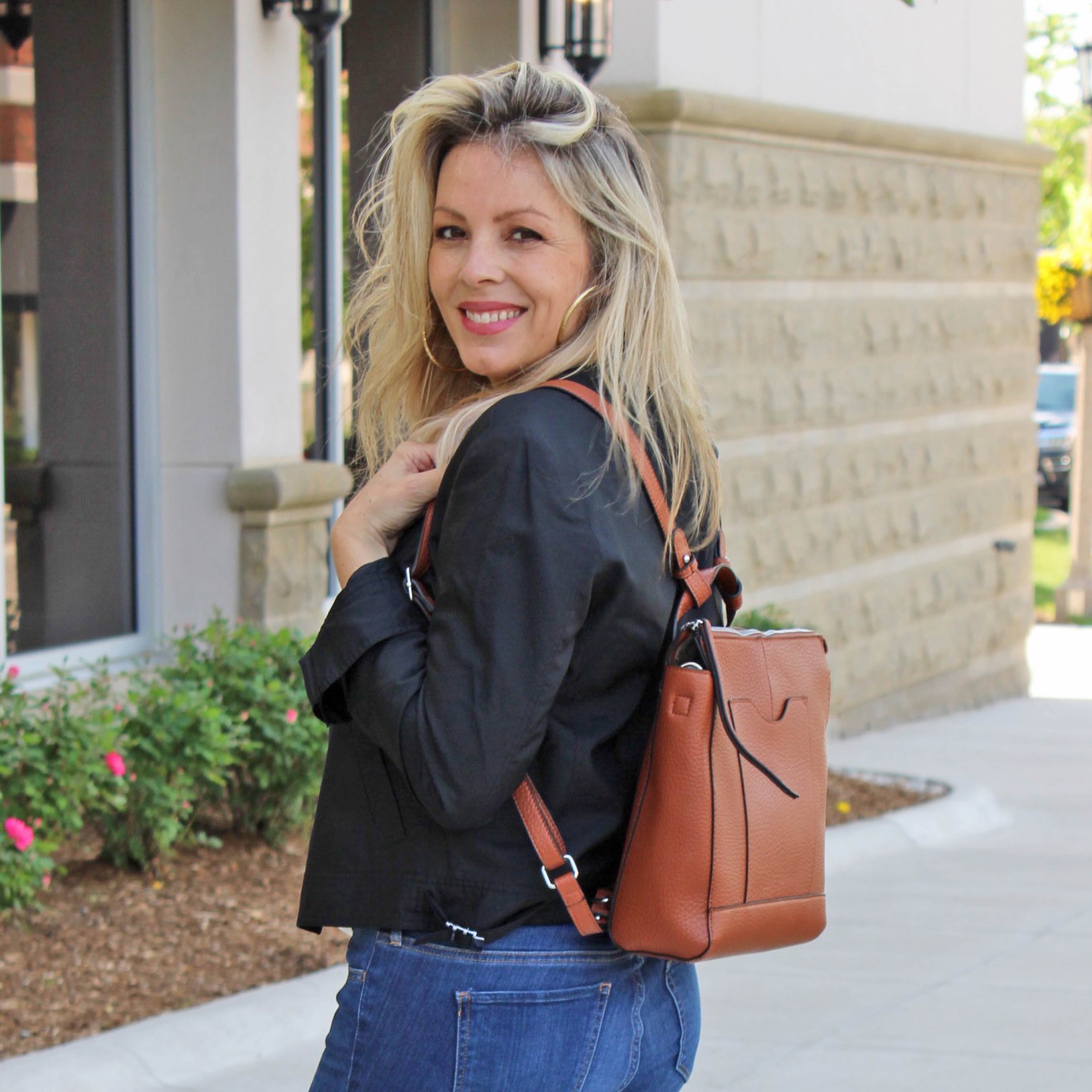 Billie Convertible Backpack/Crossbody - Charming Charlie