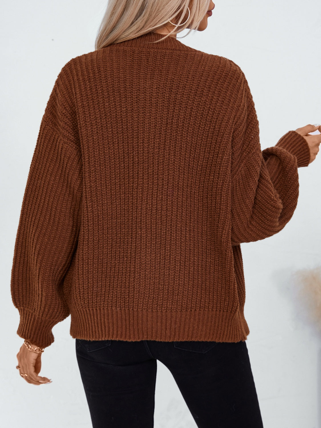Button Down Long Sleeve Cardigan - Charming Charlie