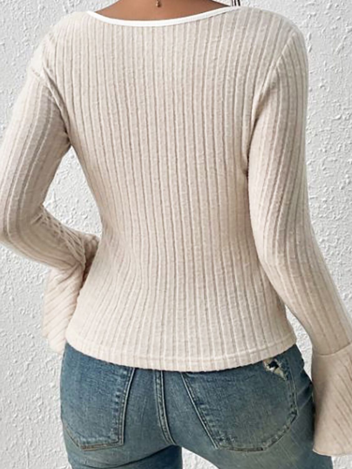 Scoop Neck Long Sleeve T-Shirt - Charming Charlie