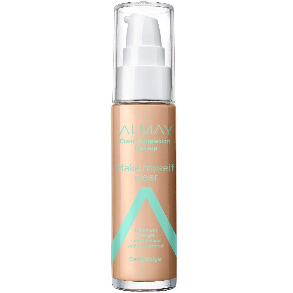 Foundation by Almay, Acne Face Makeup with Salicylic Acid, Face Makeup with Skincare Ingredients, Matte Finish, Hypoallergenic, Cruelty Free, Dermatologist Tested Foundation - Charming Charlie