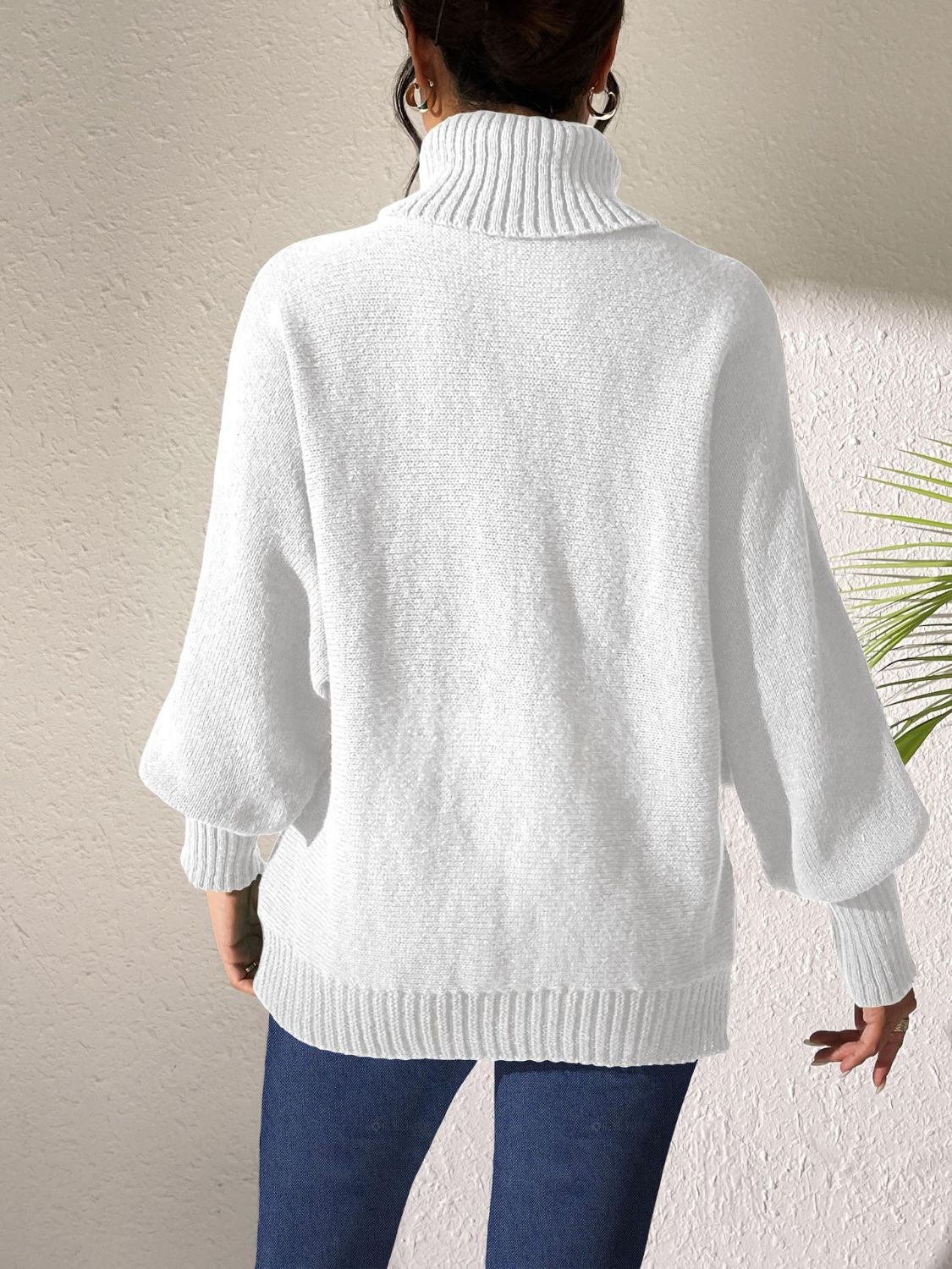 Lip Turtleneck Long Sleeve Sweater - Charming Charlie