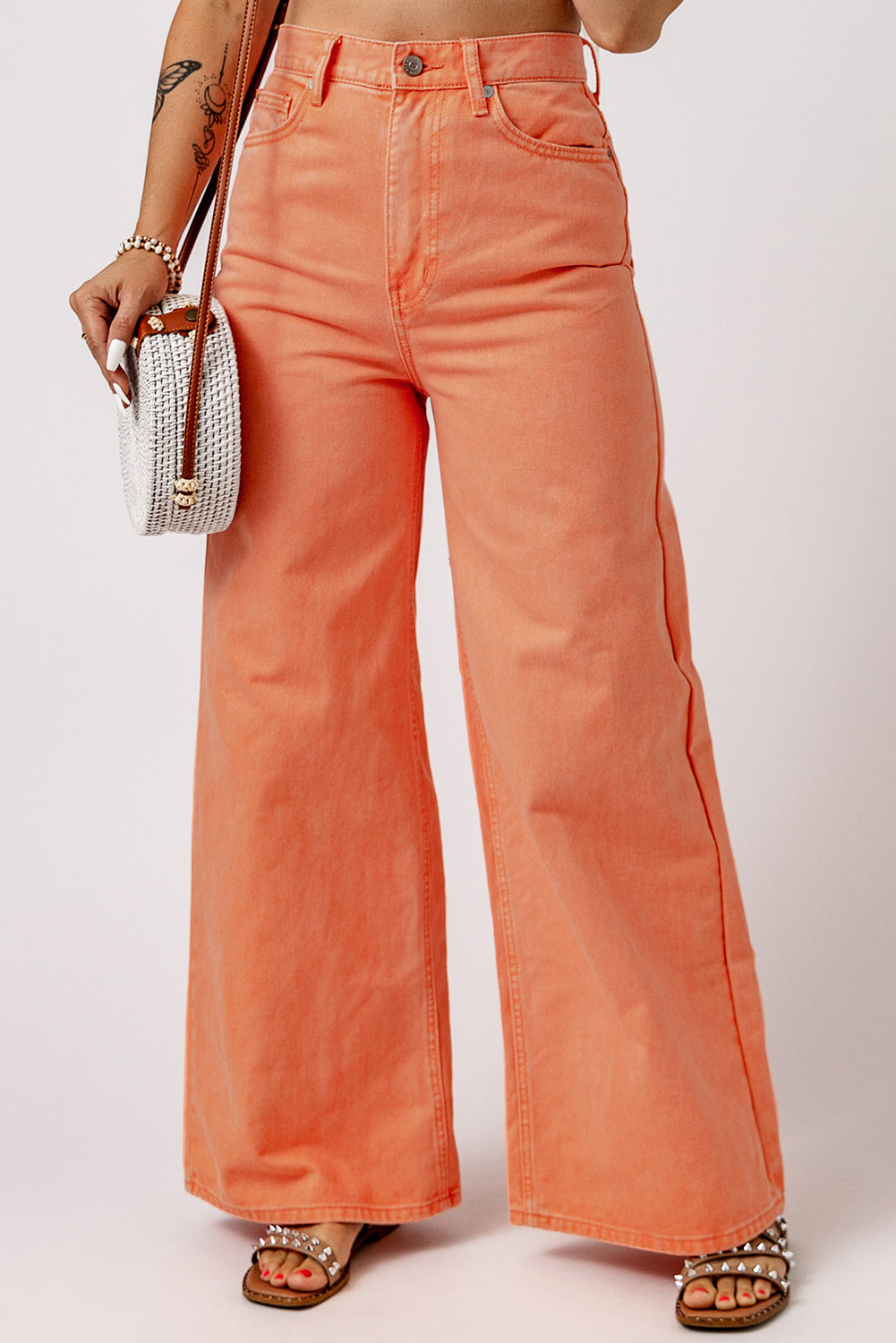 Wide Leg High Waist Jeans - Charming Charlie