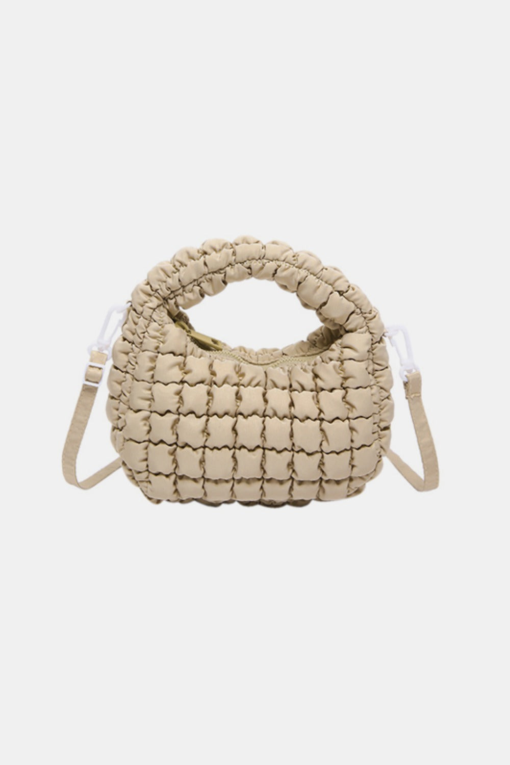 Quilted Puffy Removable Strap Crossbody Bag - Charming Charlie