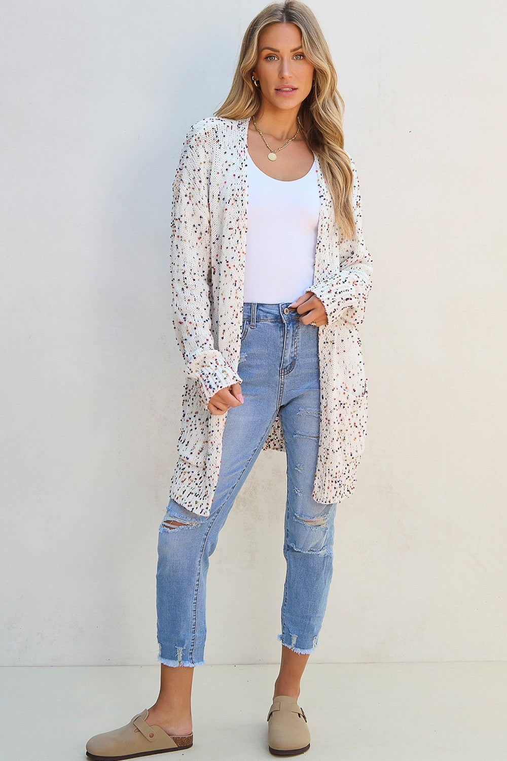 Open Front Long Sleeve Cardigan - Charming Charlie