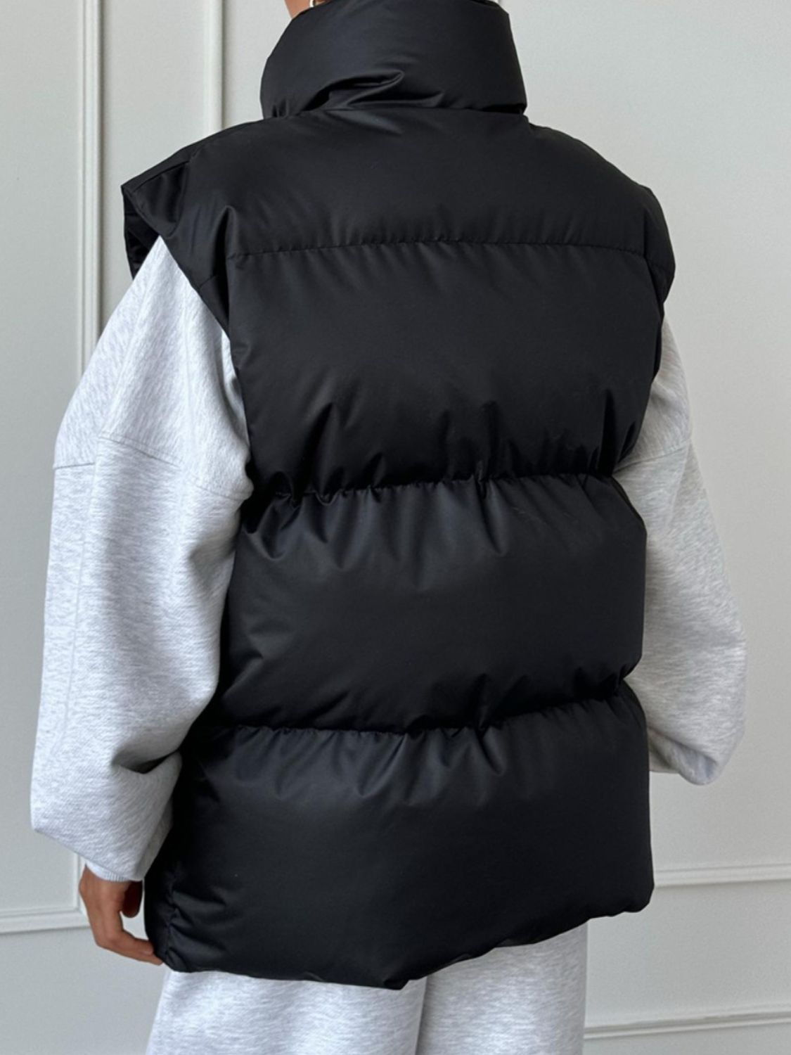 Zip Up Turtleneck Vest Coat - Charming Charlie